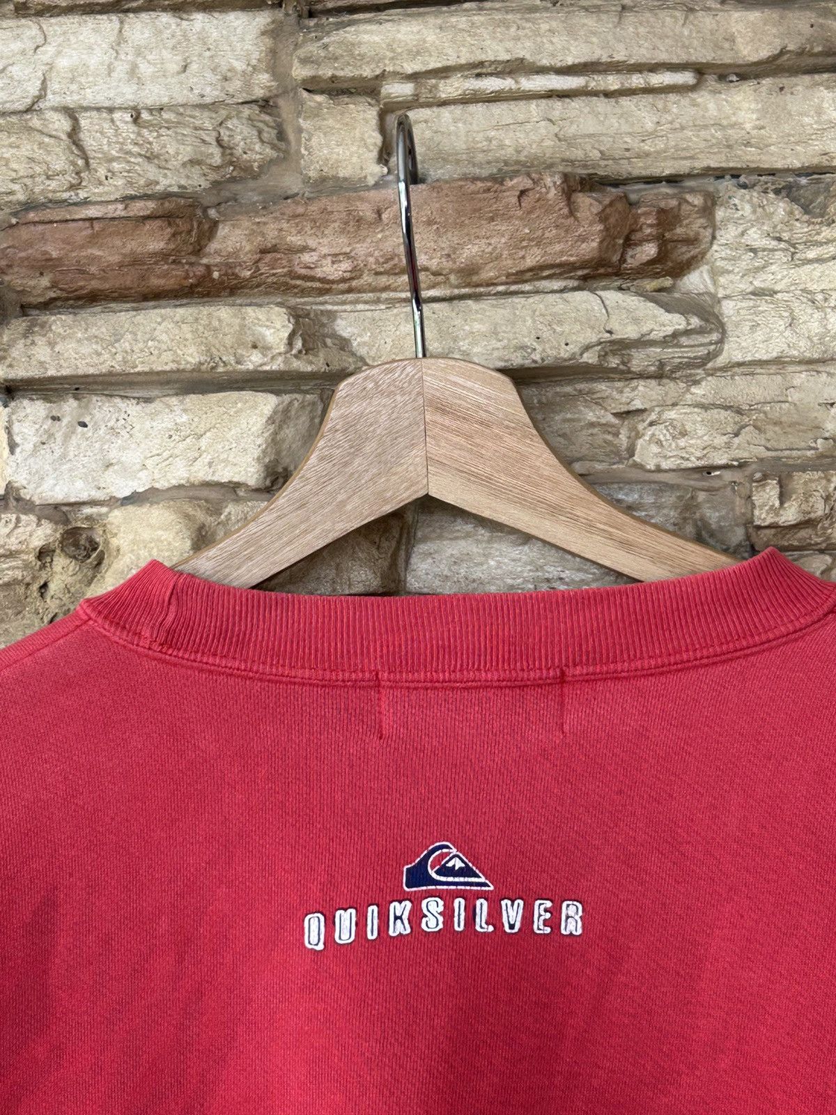 Vintage Vintage 90s Quiksilver Center Logo Boxy Sweatshirt Size US M / EU 48-50 / 2 - 6 Thumbnail