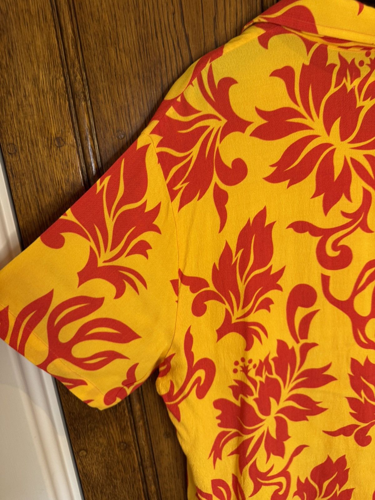 ERL SS23 $415 ERL Hawaiian ss floral tropical shirt M orange red Size US L / EU 52-54 / 3 - 15 Thumbnail