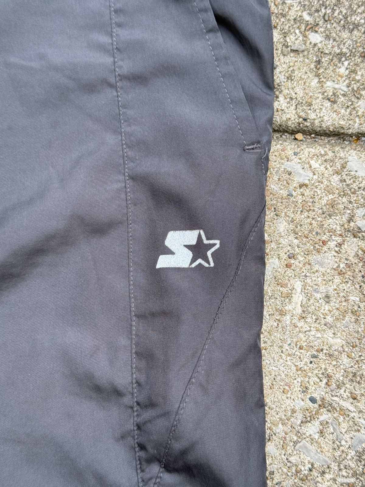 Starter Vtg Starter Dark Grey Track Pants Size US 32 / EU 48 - 2 Thumbnail