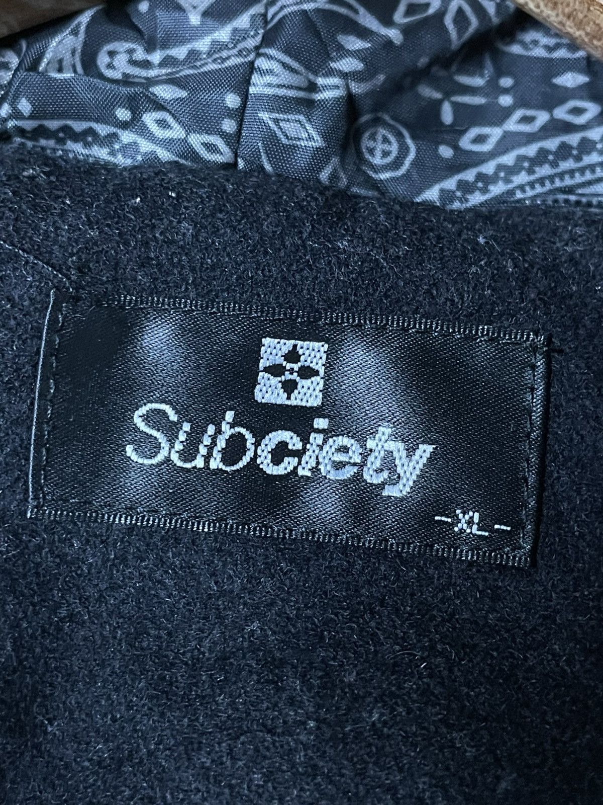 Japanese Brand × Vintage SUBCIETY Brand Wool Duffle Hooded Jacket (110) Size US XL / EU 56 / 4 - 6 Thumbnail
