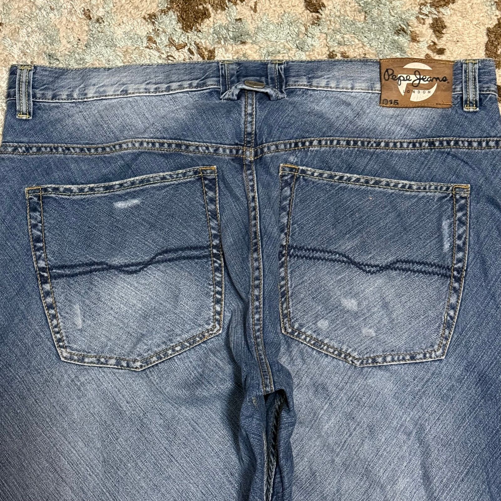 Pepe Jeans Vintage Pepe Jeans London Baggy Jeans Size 40x33 Y2K Size US 40 / EU 56 - 3 Thumbnail