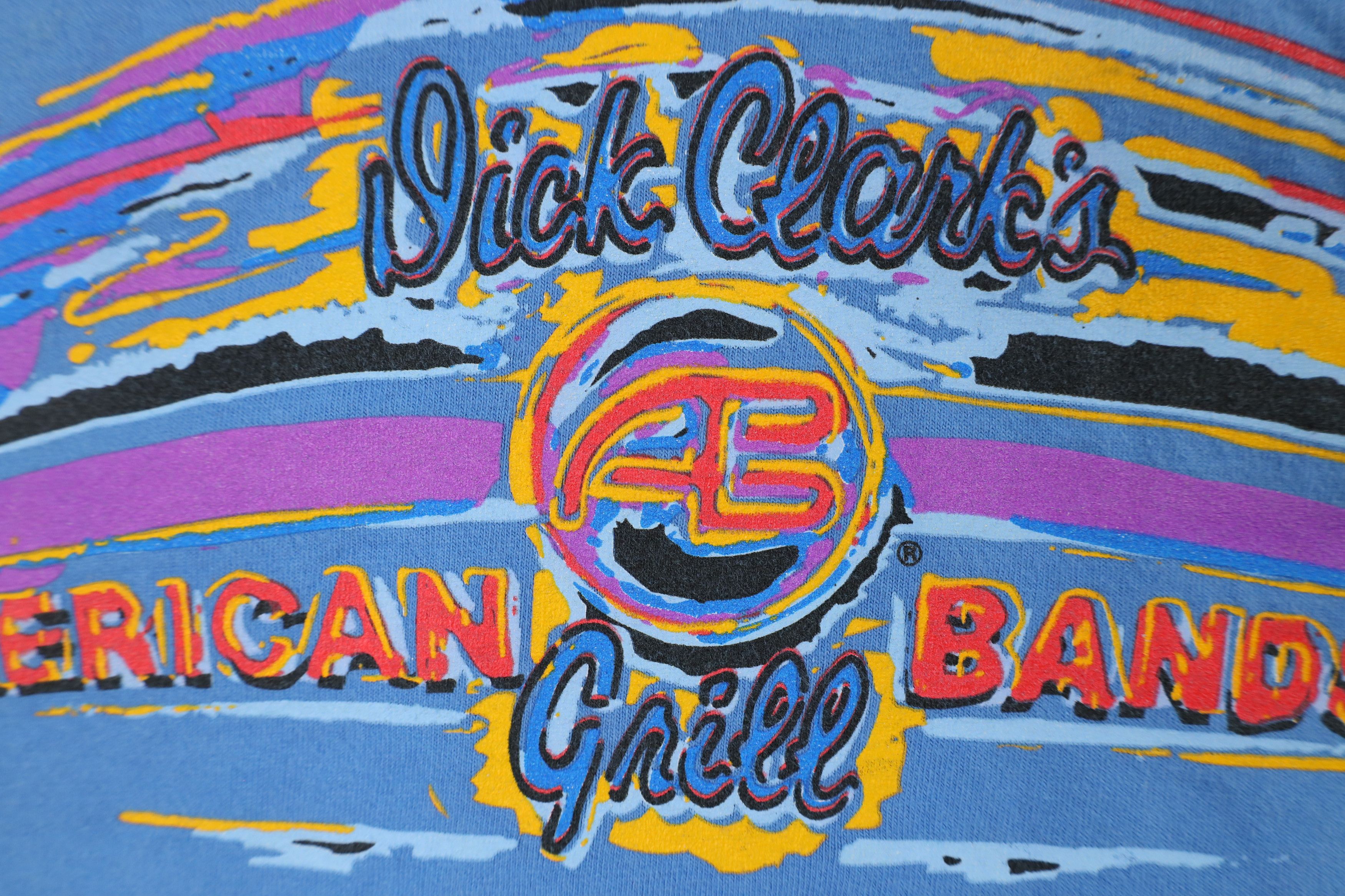 Vintage Vintage 90s Clarks Grill American Bandstand T-Shirt Blue Size US L / EU 52-54 / 3 - 5 Thumbnail