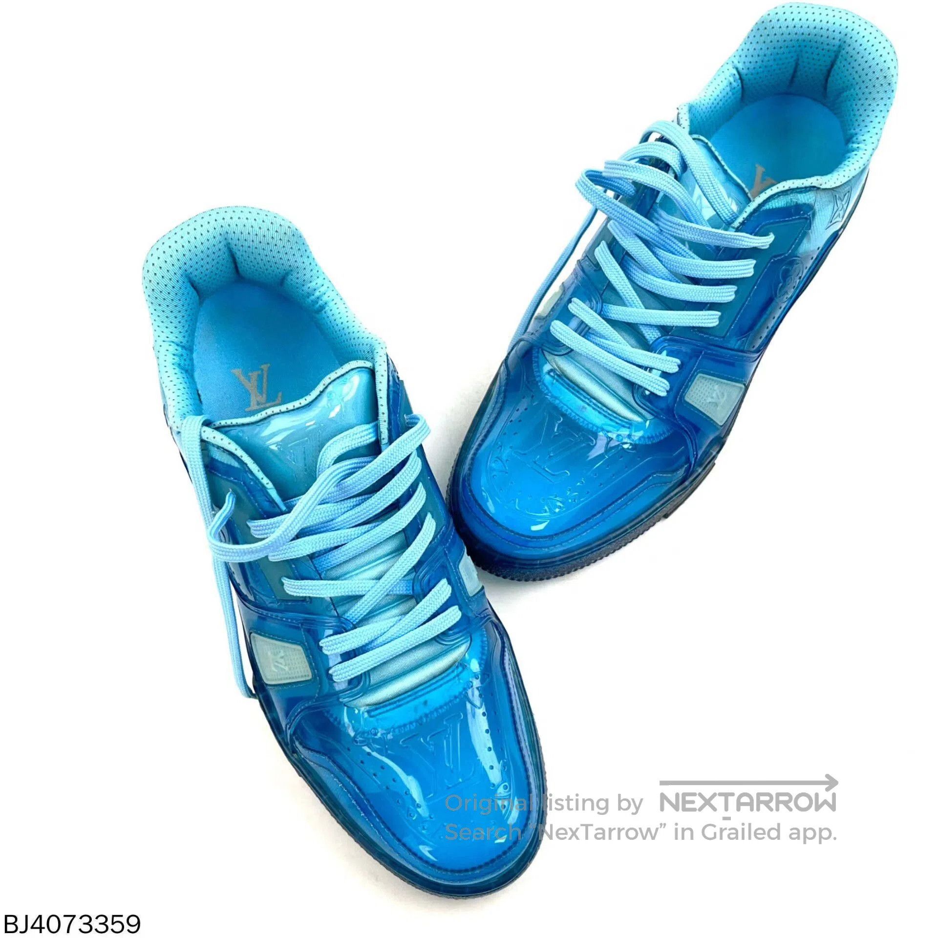 Louis Vuitton louis vuitton trainer leather low-top sneakers. Size US 7 / EU 40 - 4 Thumbnail