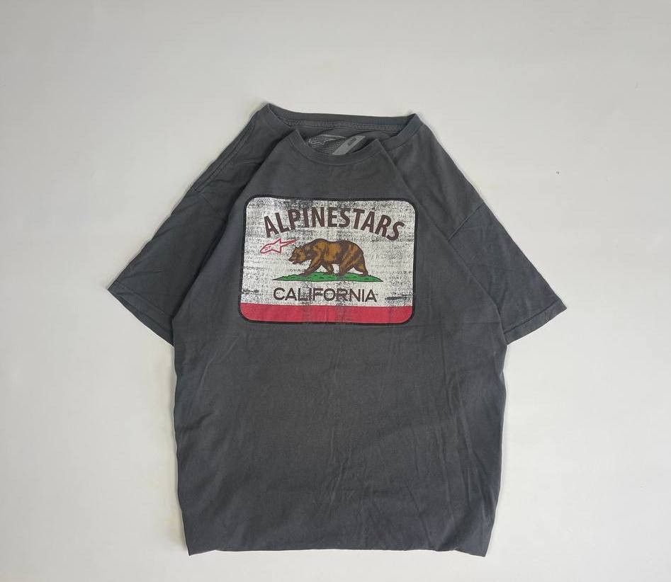 Alpinestars × Vintage Vintage Y2K Alpine Stars Faded California Tee Made in Mexico Size US M / EU 48-50 / 2 - 1 Thumbnail