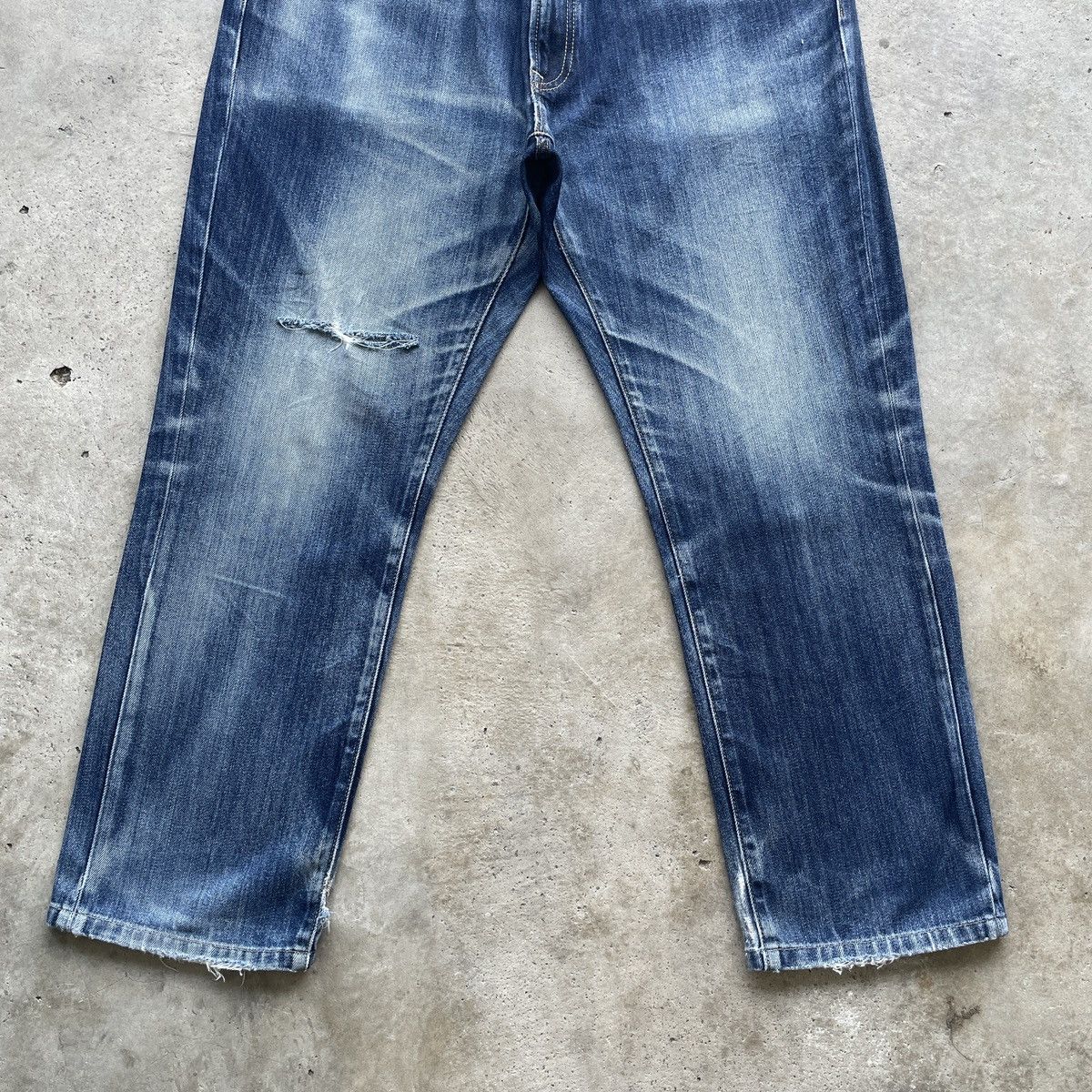Japanese Brand W38 Vintage Japanese Jeans Faded Distressed Pants Denim Size US 38 / EU 54 - 4 Thumbnail