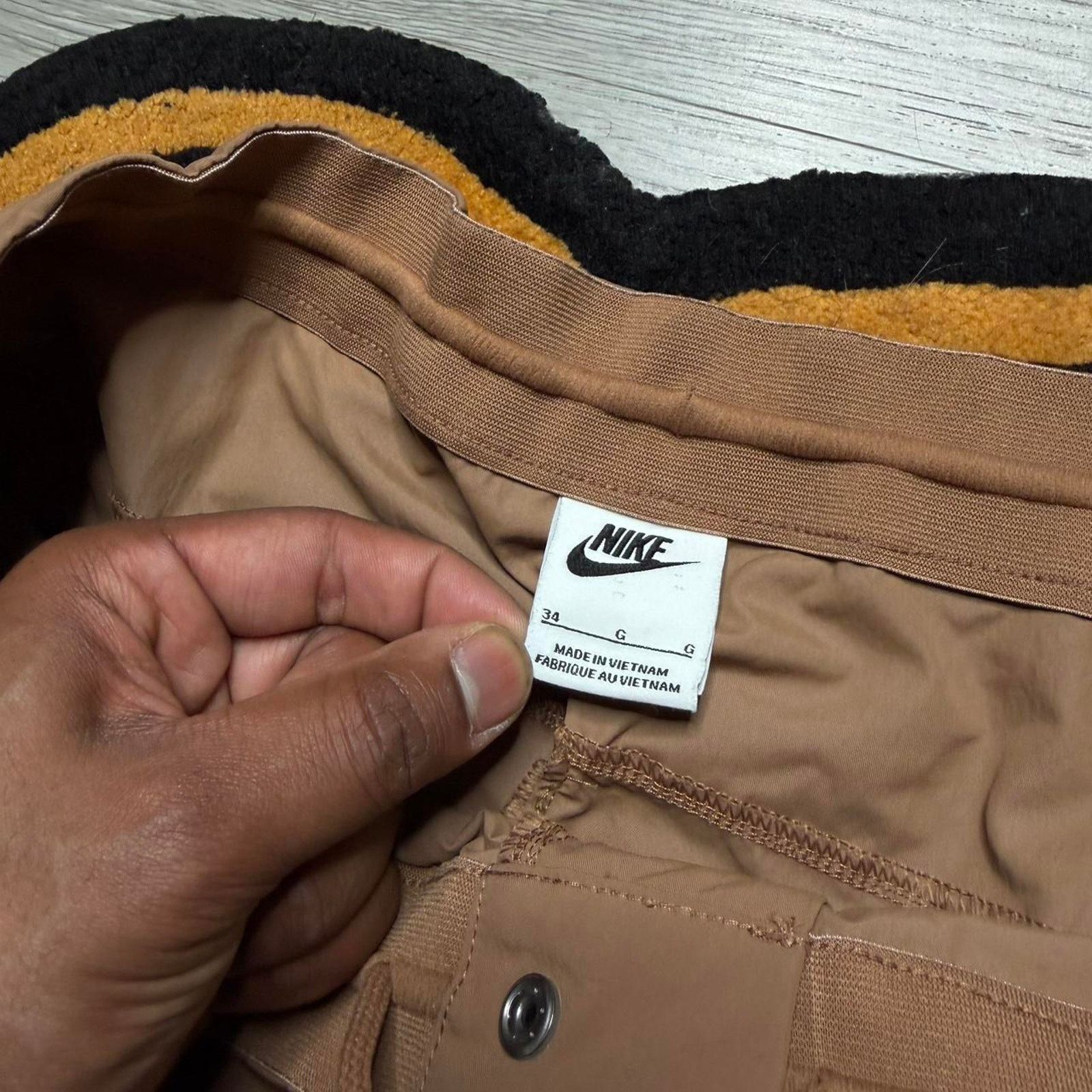 Nike Nike Sportswear Style Essentials Utility Pants Size 34 Brown Size US 34 / EU 50 - 3 Thumbnail