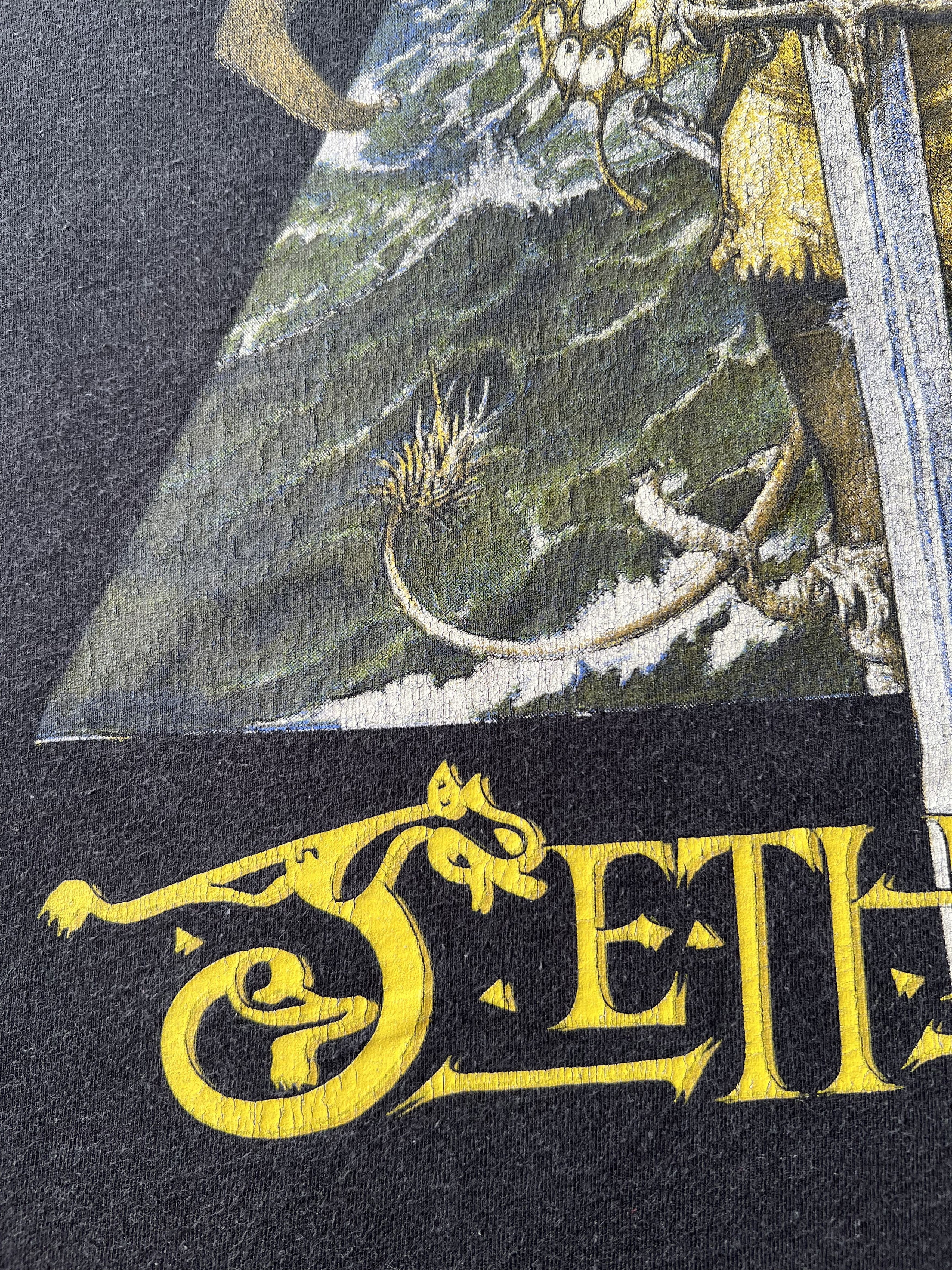 Band Tees Vintage 2000s Jethro Tull Rock Band Black T-shirt Size US XL / EU 56 / 4 - 7 Thumbnail