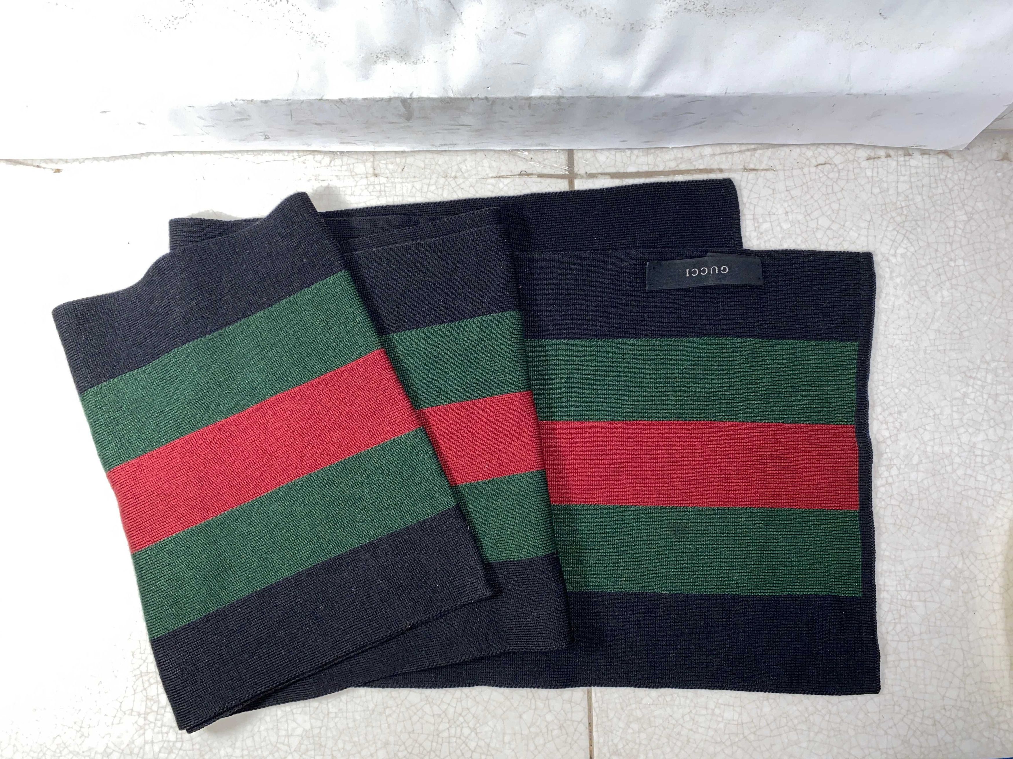 Gucci Gucci Wool silk Scarf Size ONE SIZE - 1 Thumbnail