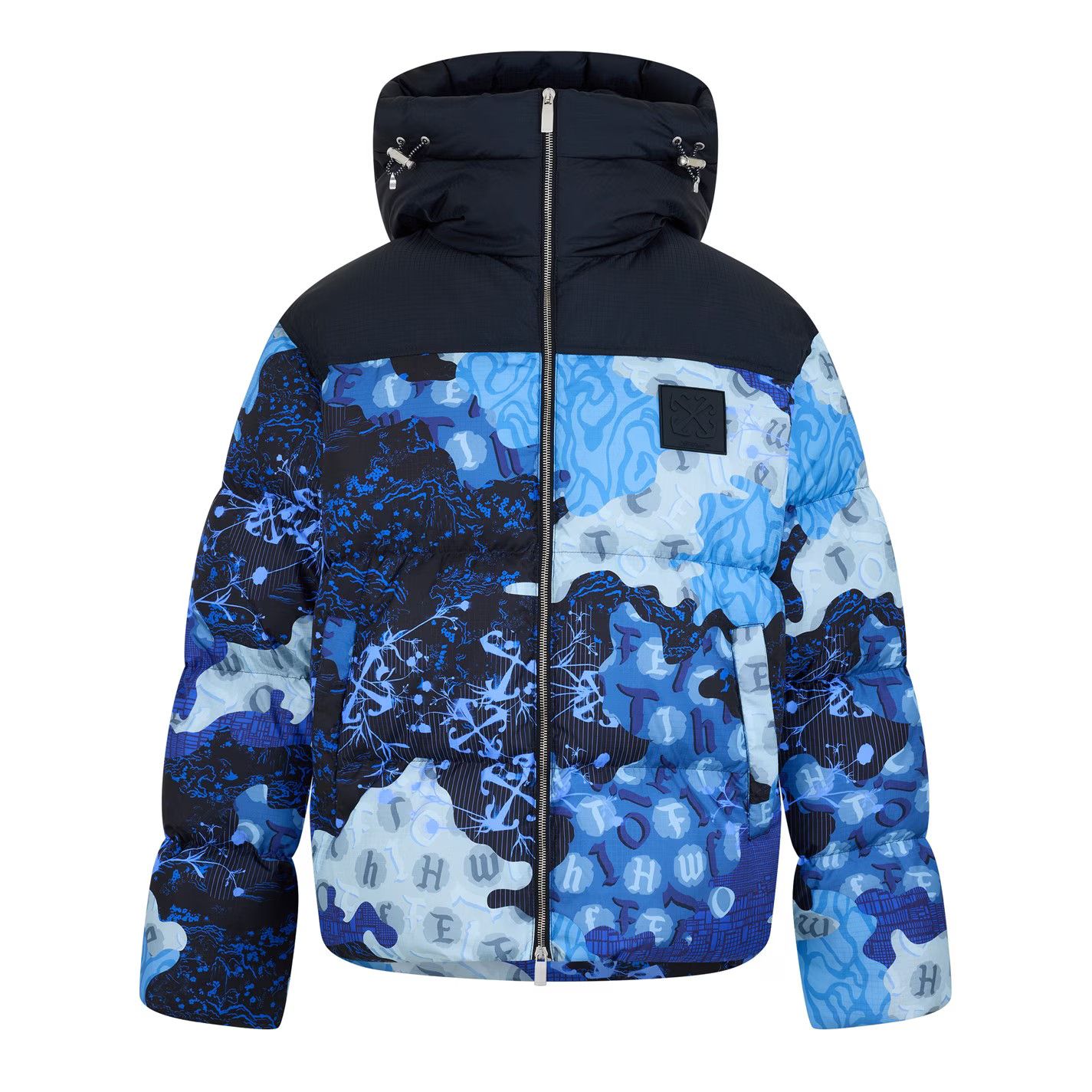 Off-White o1g2r1mq0326 Wind Resistant Puffer Jacket in Multicolor Size US L / EU 52-54 / 3 - 1 Thumbnail