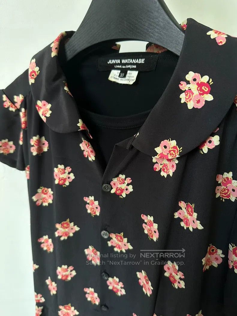 Junya Watanabe Junya Watanabe Floral Irregular Dress Size XS / US 0-2 / IT 36-38 - 5 Thumbnail