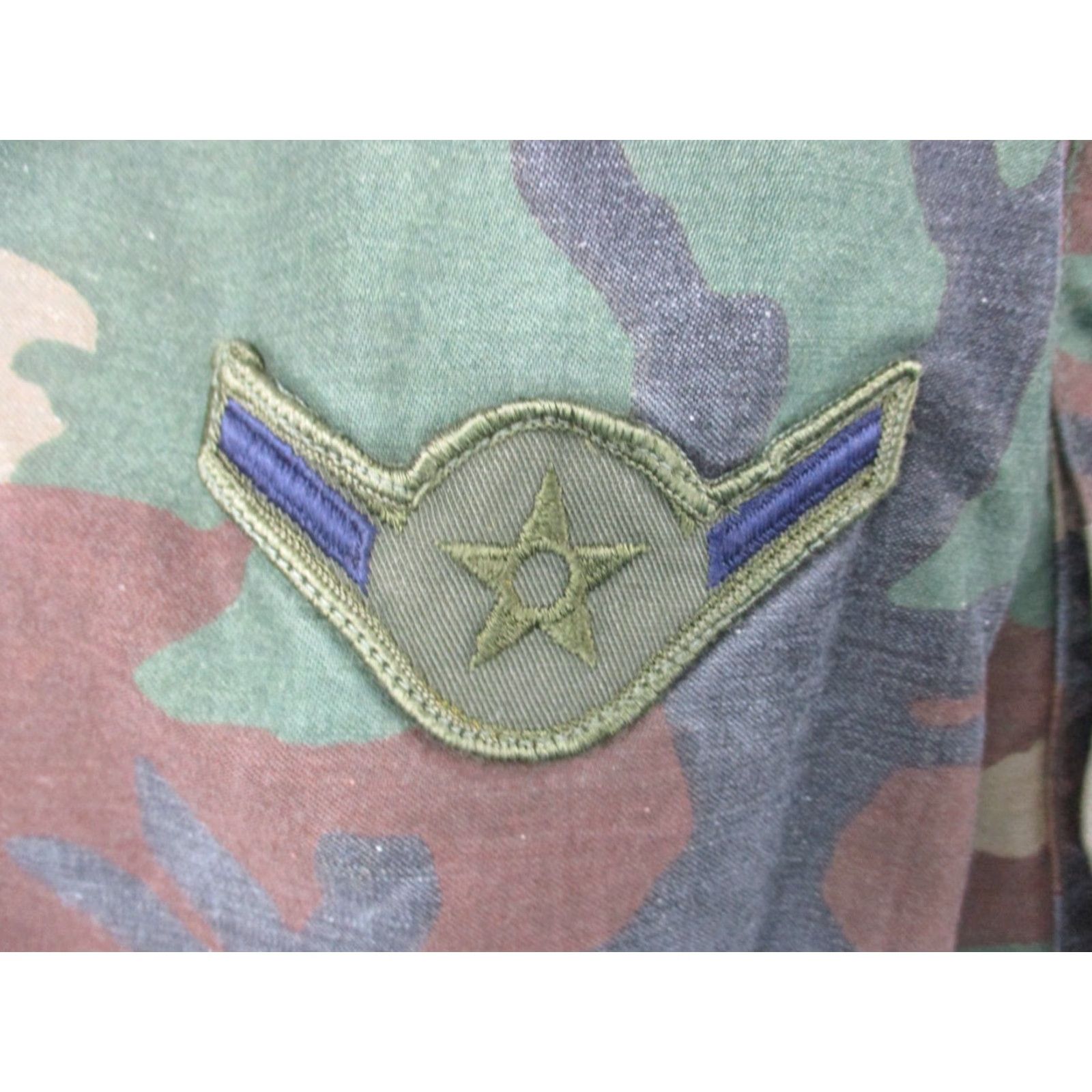 VINTAGE US Military Cold Weather Field Coat Woodland Camouflage Small Hooded With Liner