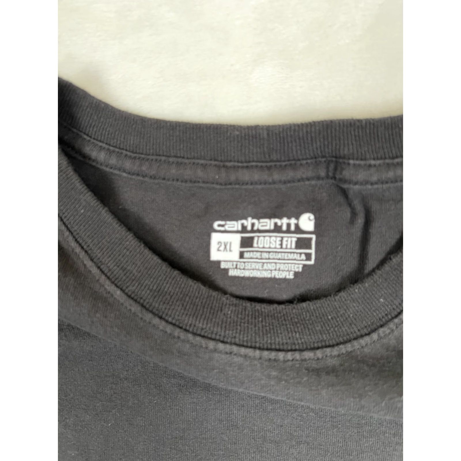 Carhartt VINTAGE Carhartt Pocket Tee T-Shirt 2XL Loose Fit Work Wear Mens Black 90s Grunge Classic K87 Size US XXL / EU 58 / 5 - 5 Thumbnail