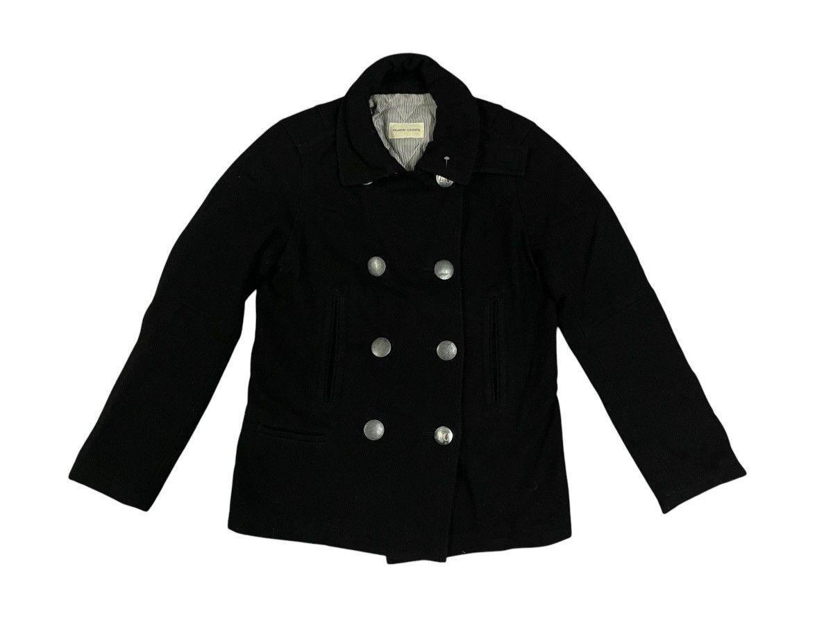 Issey Miyake × Japanese Brand × Tsumori Chisato 2000s TSUMORI CHISATO PEACOAT WOOL JACKET NICE DESIGN Size M / US 6-8 / IT 42-44 - 1 Thumbnail