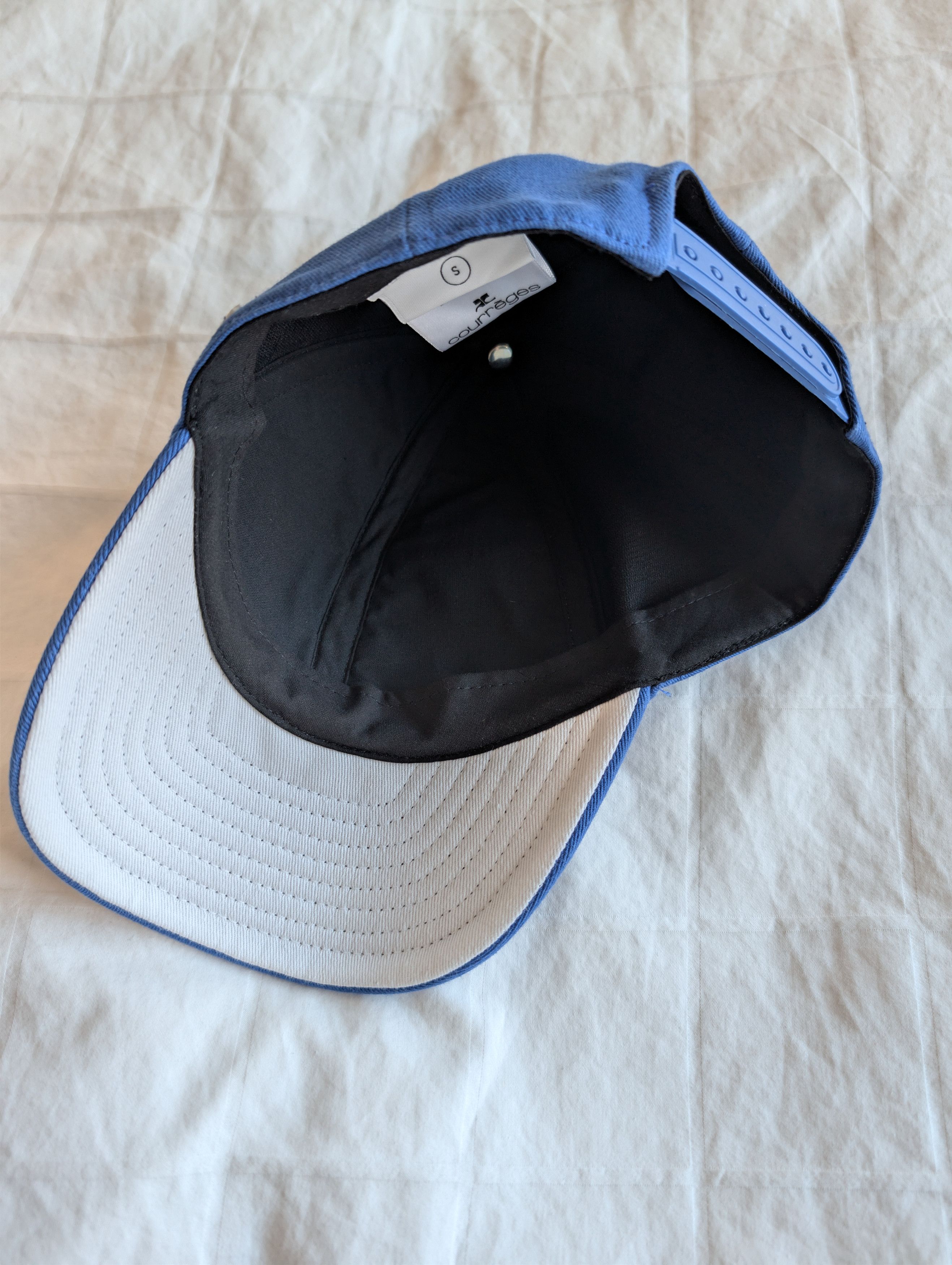 Courreges Courrèges signature AC cotton cap Size ONE SIZE - 4 Thumbnail