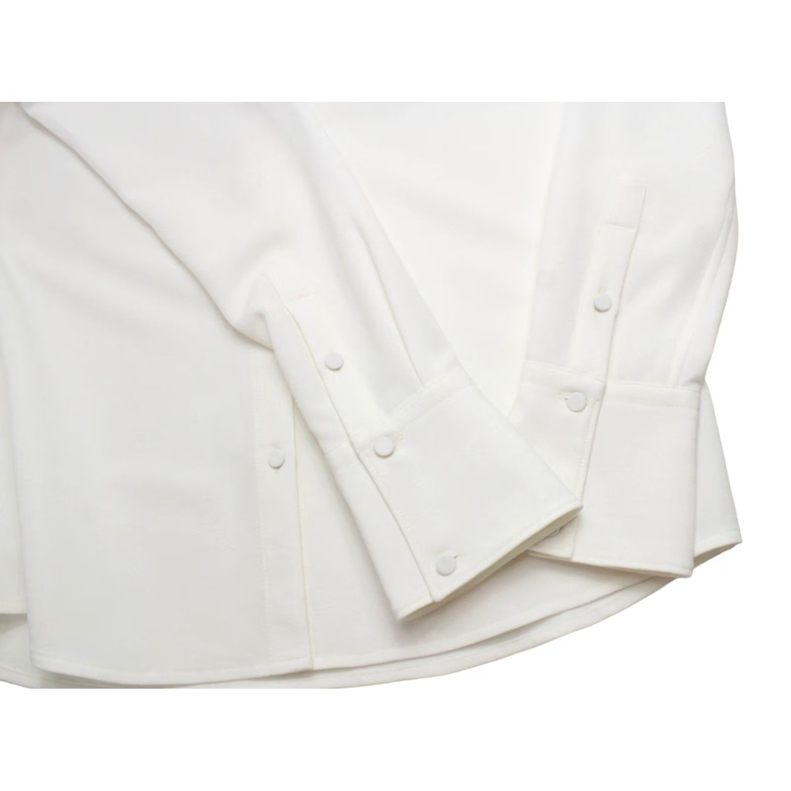Vintage SUISTUDIO Alec Shirt Womens UK 10 Button-Up Spread Collar White Suitsupply Size L / US 10 / IT 46 - 5 Thumbnail