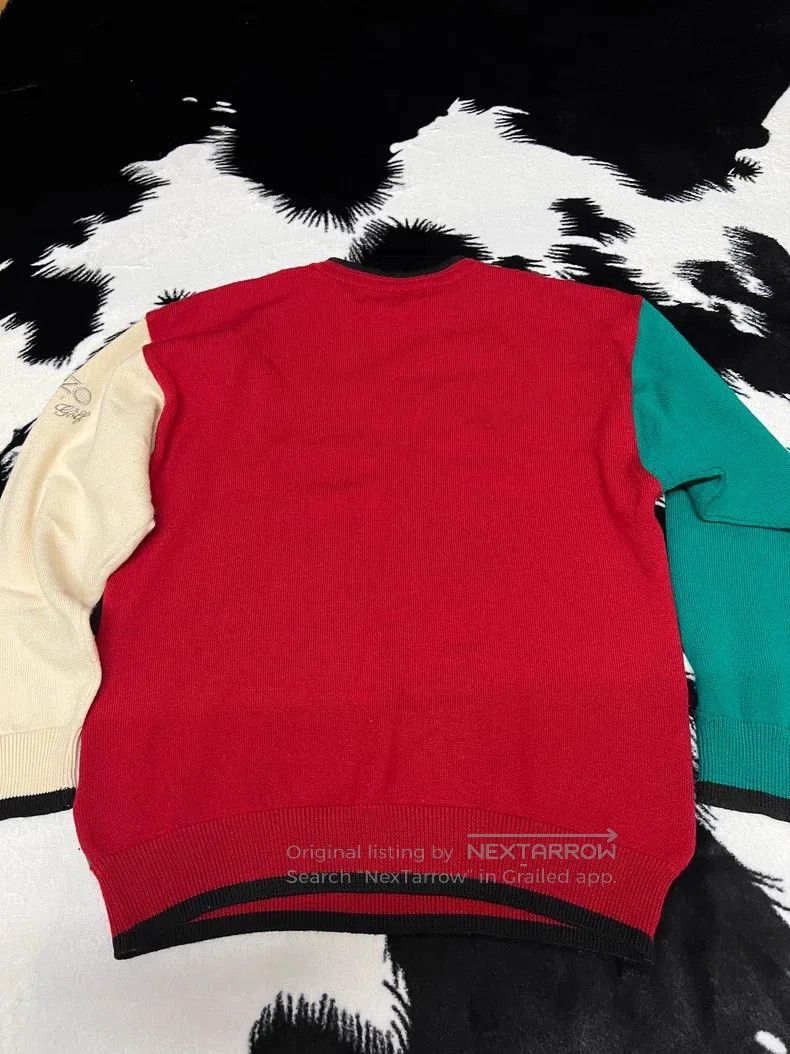 Kenzo Kenzo Christmas Fair Isle Red and Green Knit 100% Wool Size L / US 10 / IT 46 - 9 Thumbnail