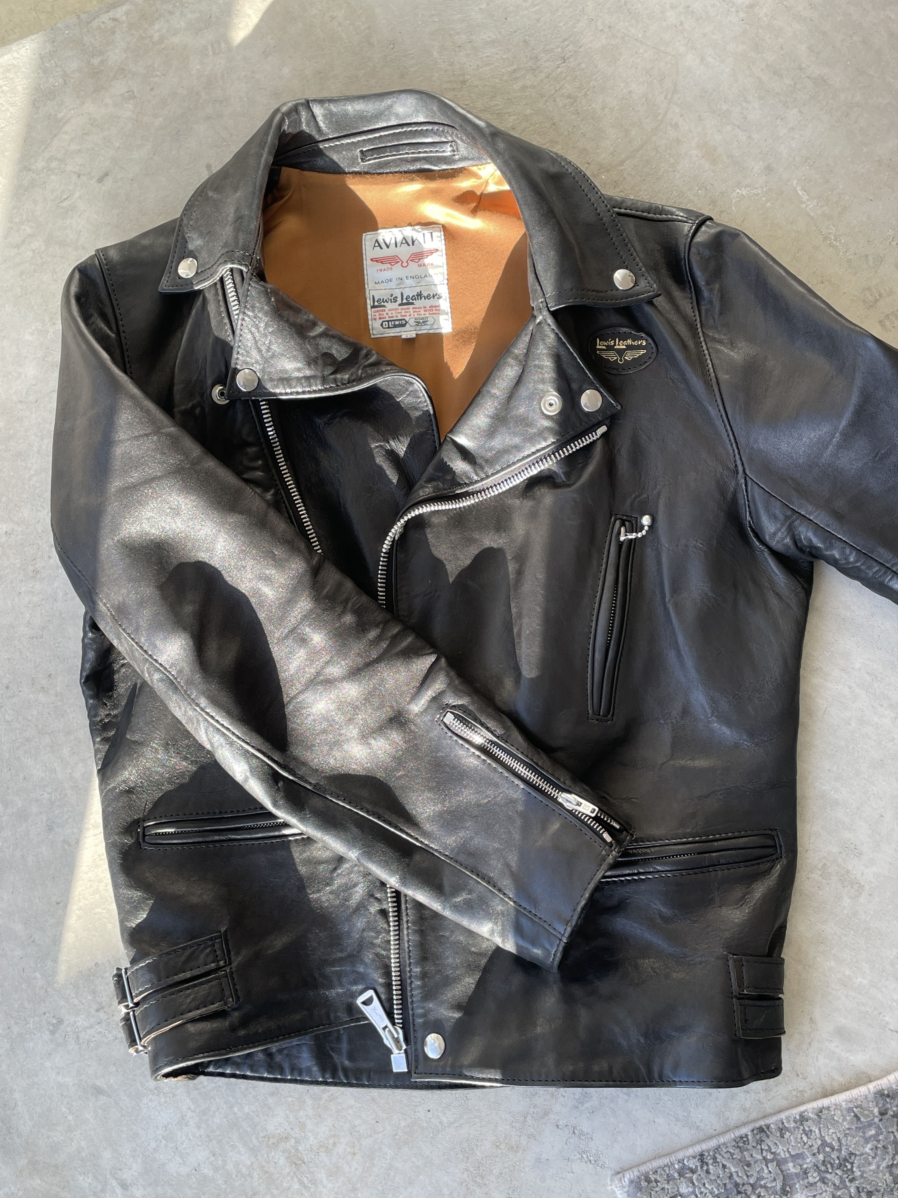 Lewis Leathers Lewis Leathers 402t Lighting Sheep Leather jacket Size US S / EU 44-46 / 1 - 15 Thumbnail
