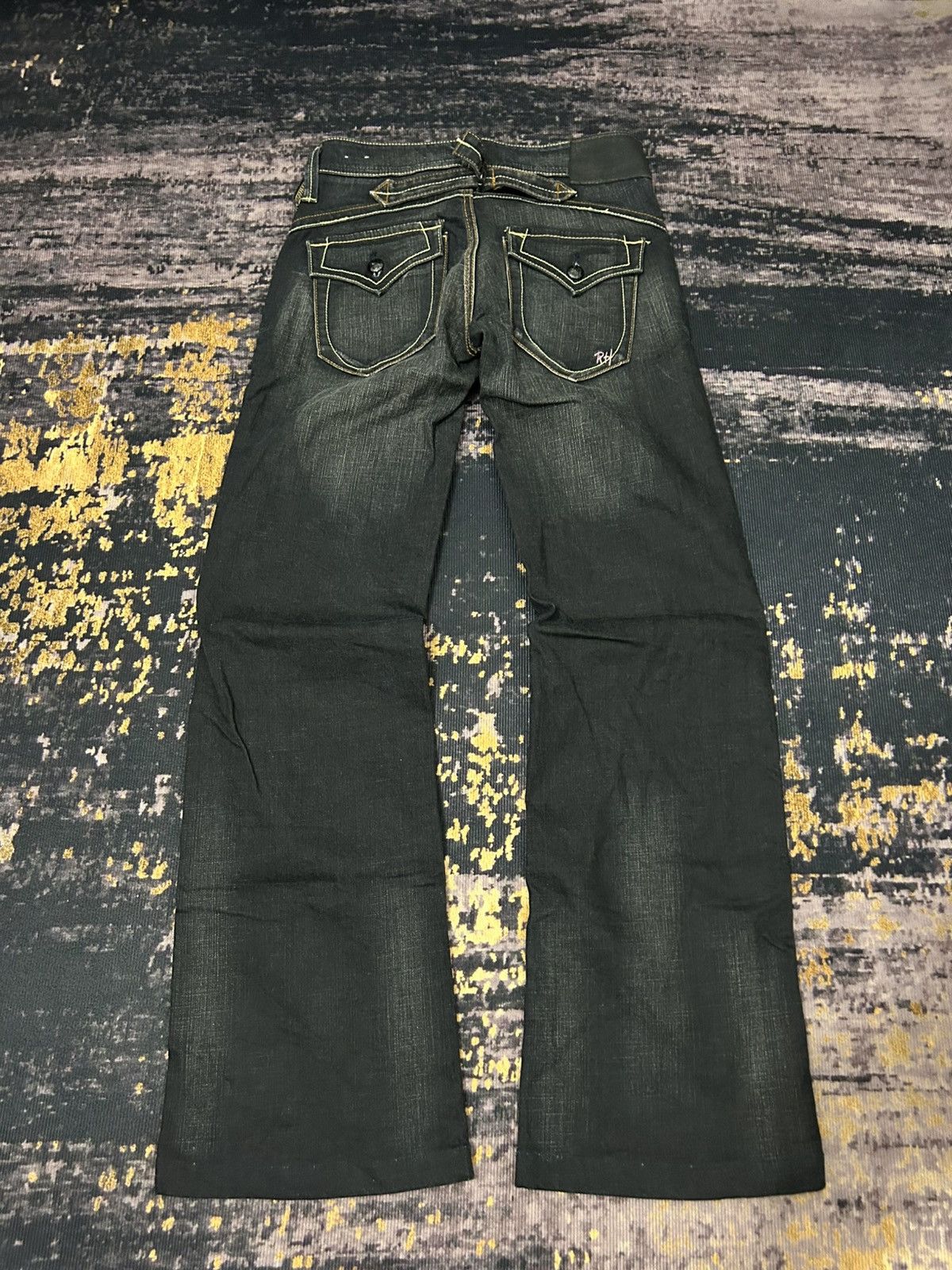 Japanese Brand japanese Rush Hour Wash Flare Jeans Size US 29 - 2 Thumbnail