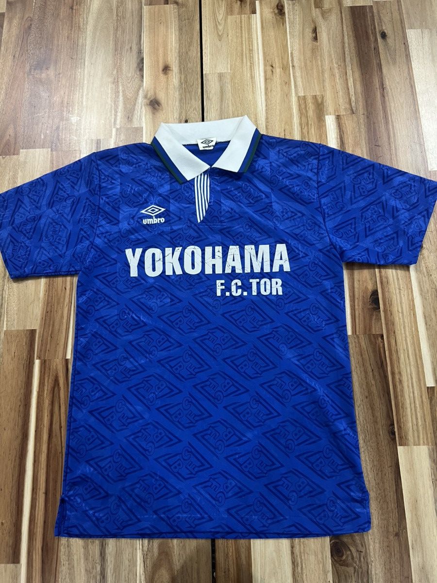 Japanese Brand × Vintage Vintage 80’s Yokohama F.C Tor #18 Jersey Size US M / EU 48-50 / 2 - 1 Thumbnail