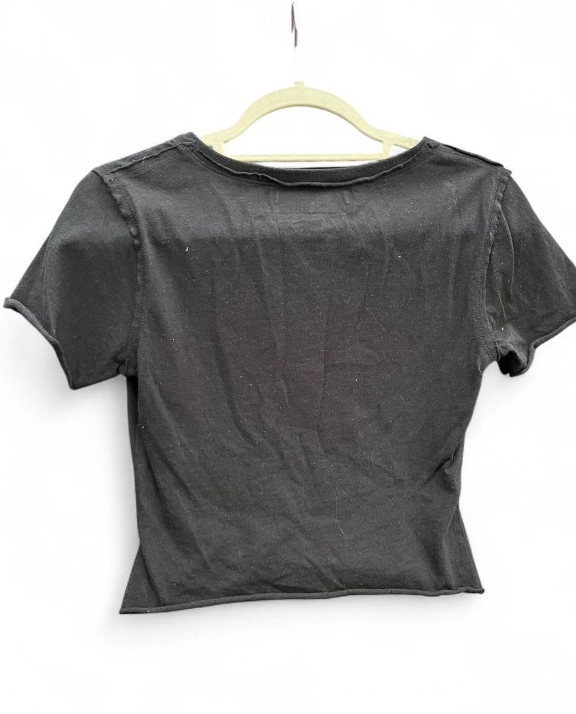 Hustle Gang Hustle Gang Cropped Tee with White Native American Graphic Size L / US 10 / IT 46 - 2 Thumbnail