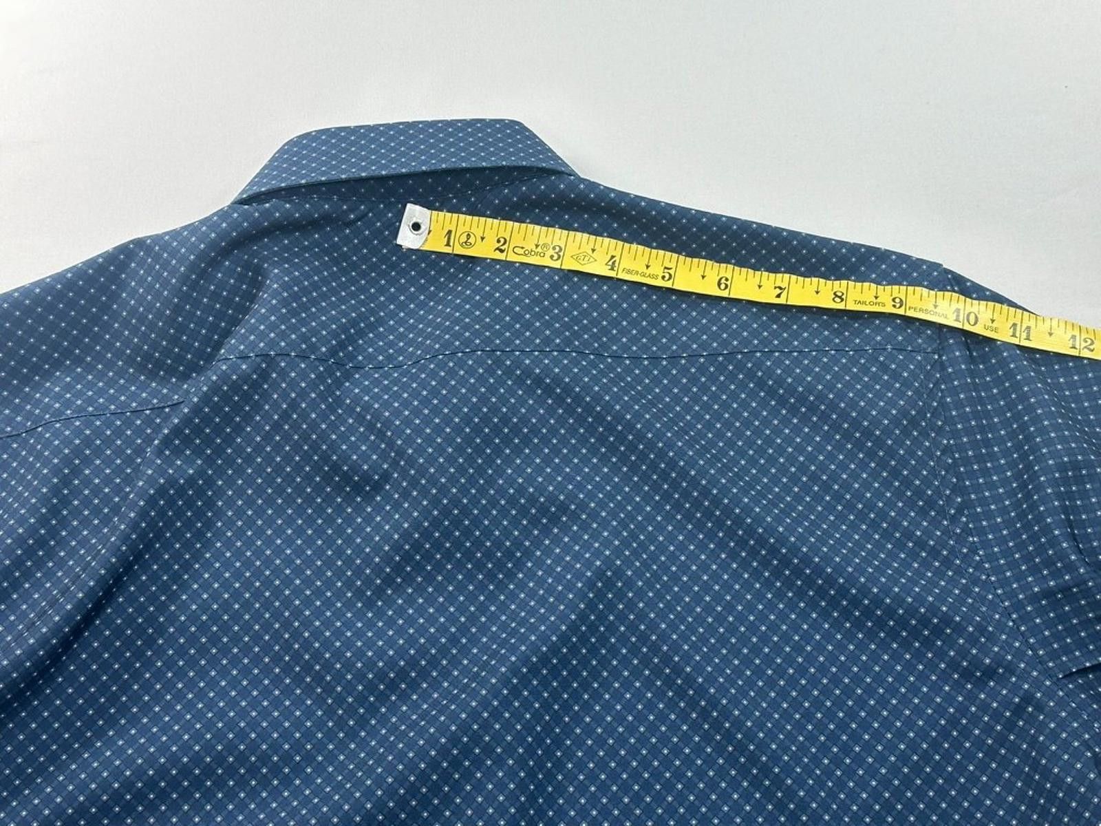 Ben Sherman Ben Sherman Slim Stretch Button-Up Blue Mens L 16-16.5/34-35 Size US L / EU 52-54 / 3 - 8 Thumbnail