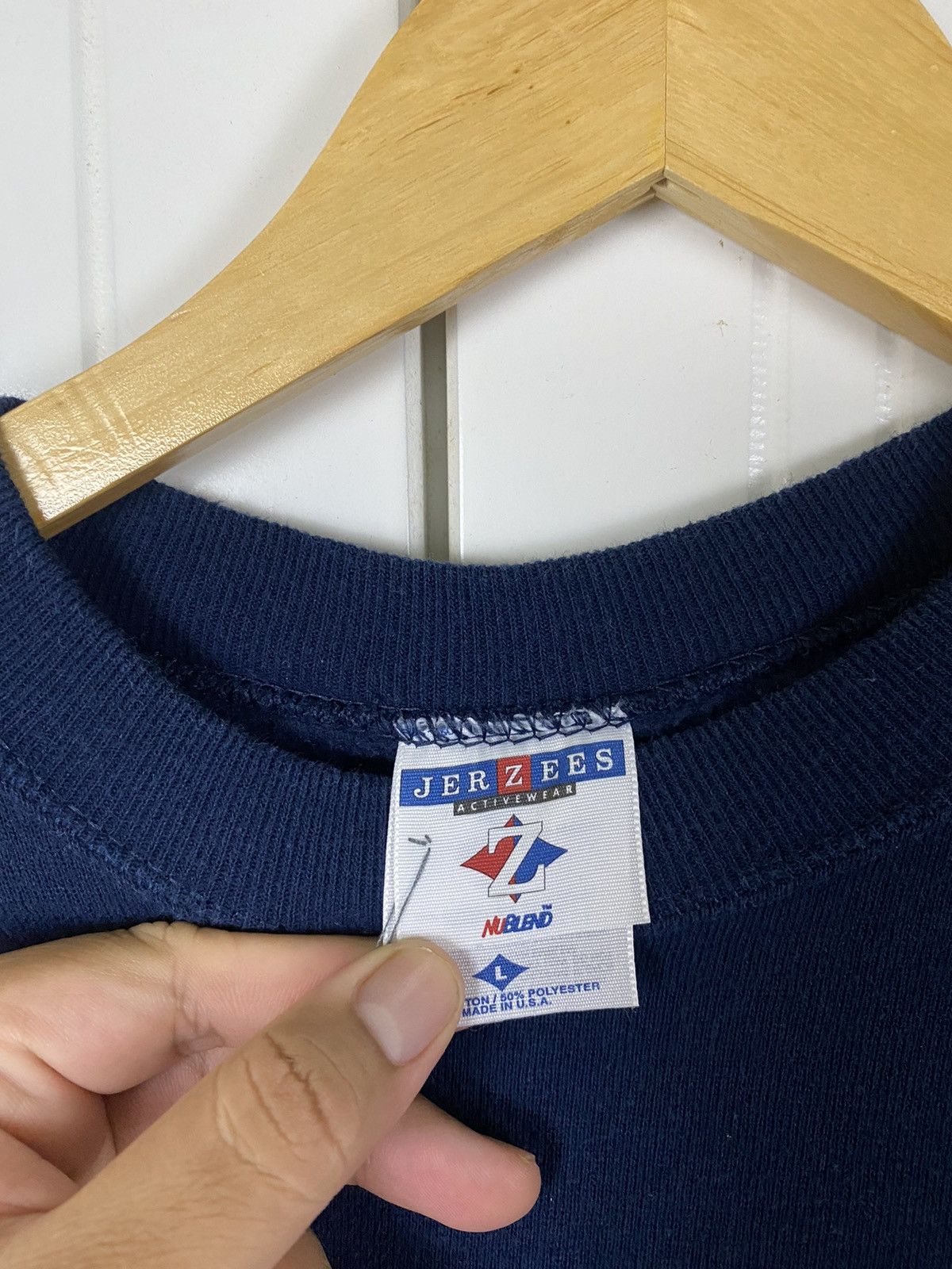 Jerzees × Vintage Vintage Fire Dept. Sweatshirt Size US L / EU 52-54 / 3 - 5 Thumbnail