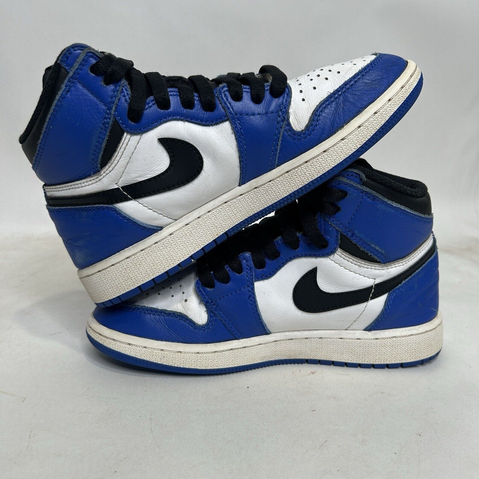 Nike Nike Air Jordan 1 Retro High OG BG “Game Royal” 2024 Size US 5.5 / IT 35.5 - 3 Thumbnail