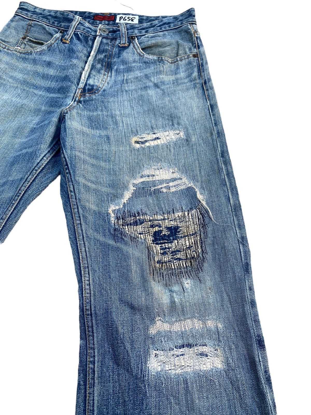 Johnbull Vintage John Bull Kurt Cobain Style Distressed Rework Pant Size US 30 / EU 46 - 4 Thumbnail