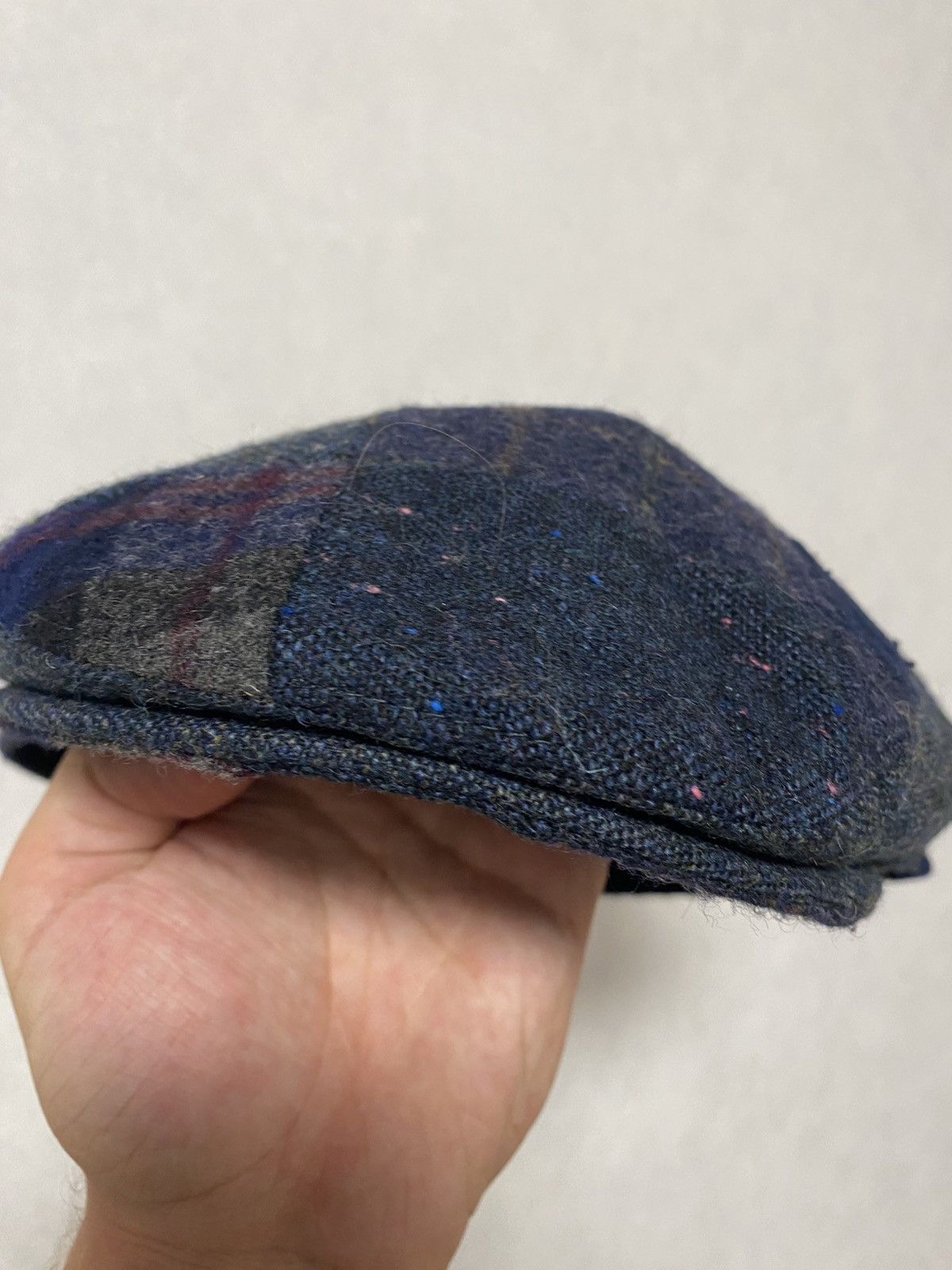 Barbour Barbour Tweed Wool Patchwork Cap Flat Hat Size: L Size ONE SIZE - 12 Thumbnail