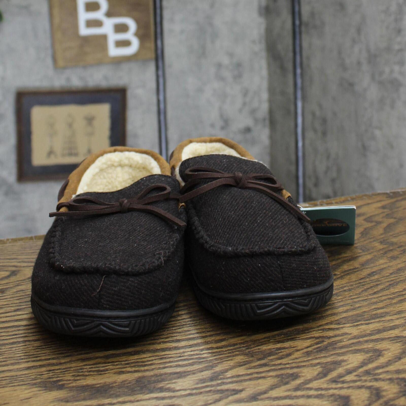 Designer NWT Rockdove Sherpa Lined Moccasin Slipper Coffee Brown 10 Size US 10 / EU 43 - 3 Thumbnail