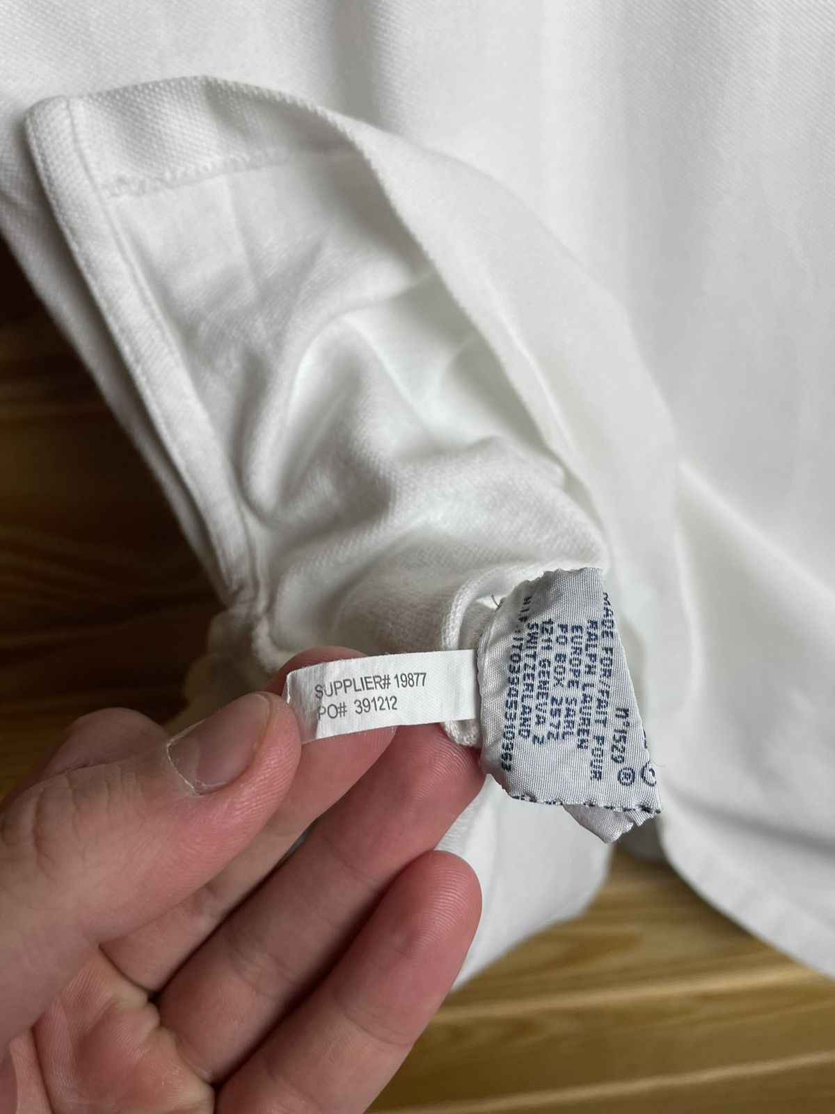 Polo Ralph Lauren × Vintage Polo Ralph Lauren Polo Shirt White With USA Flag Size US M / EU 48-50 / 2 - 6 Thumbnail