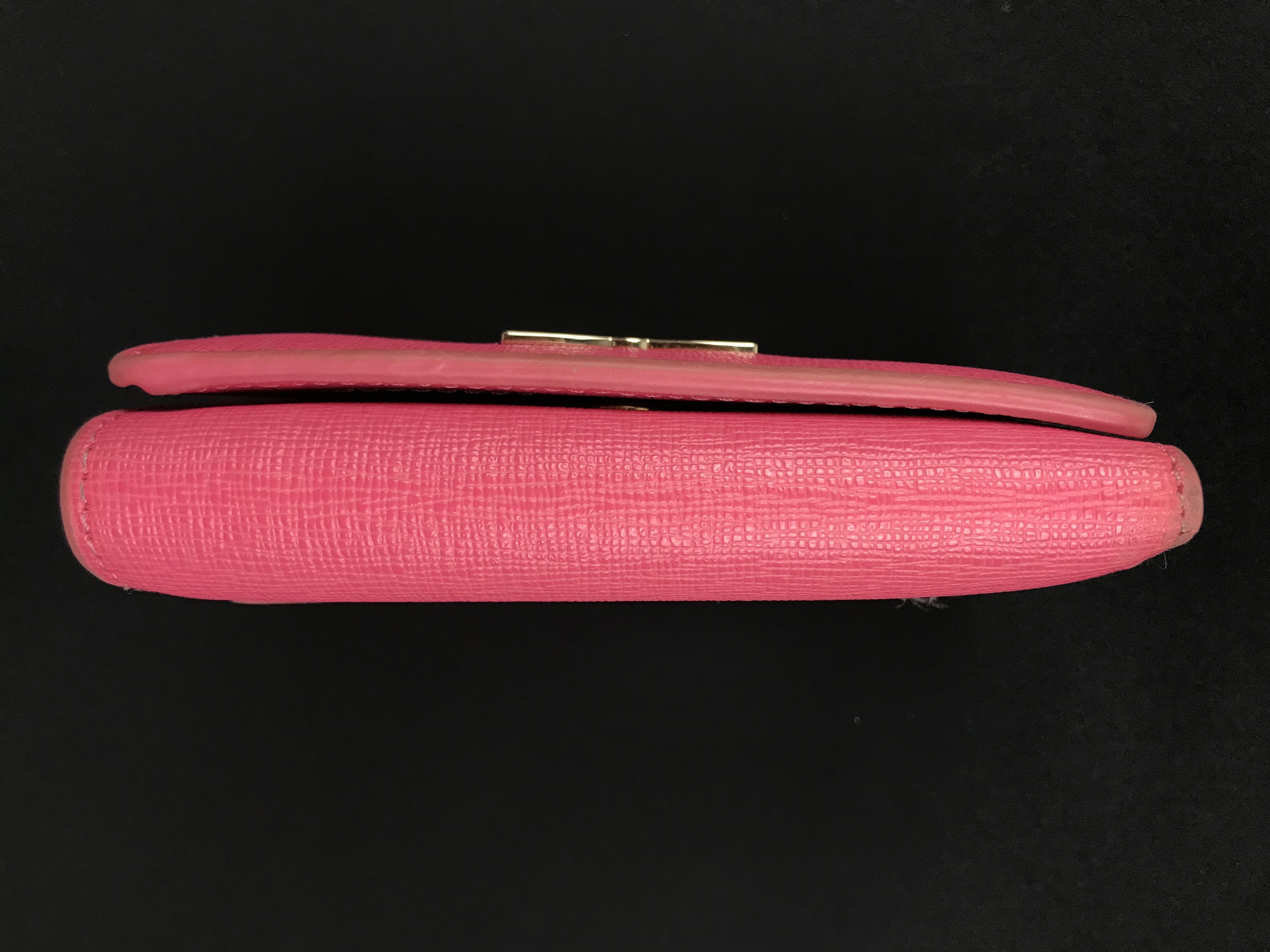 Designer × Furla × Vintage Vintage Furla Tri-Fold Flap Compact Wallet (Genuine leather) Size ONE SIZE - 5 Thumbnail