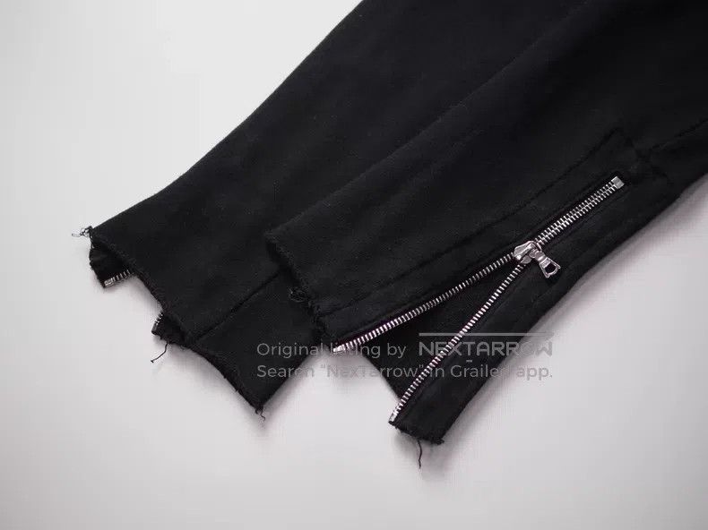 Amiri Amiri Size XS Black Destroyed Patchwork Sweatpants Size US 29 - 4 Thumbnail