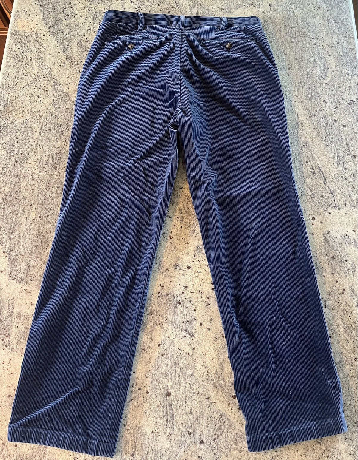 Polo Ralph Lauren Polo Ralph Lauren Blue Corduroy Pants Size US 33 - 3 Thumbnail