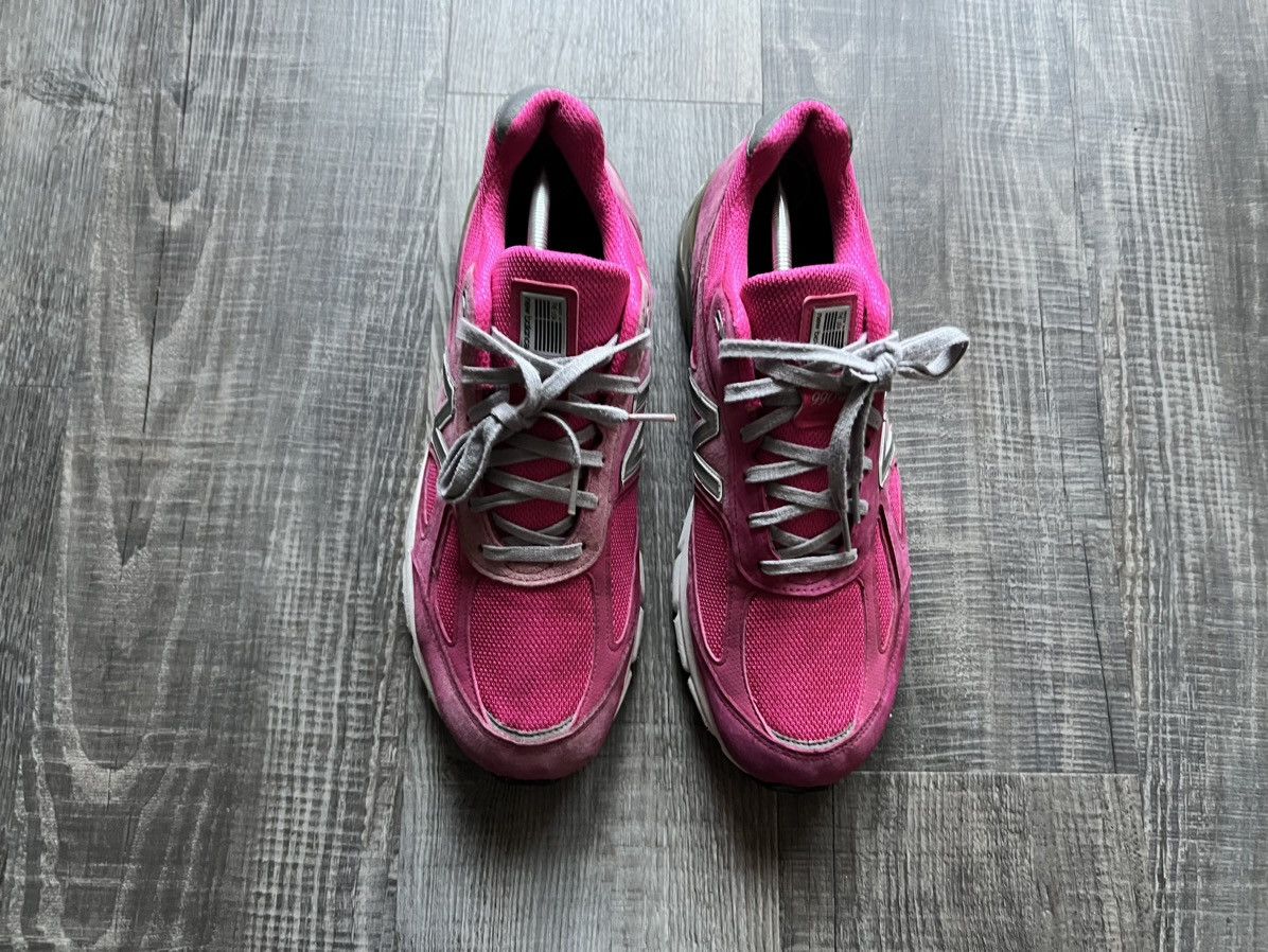 New Balance × Vintage NEW BALANCE • 990V4 "2018 Pink Ribbon" (12M) Size US 12 / EU 45 - 5 Thumbnail