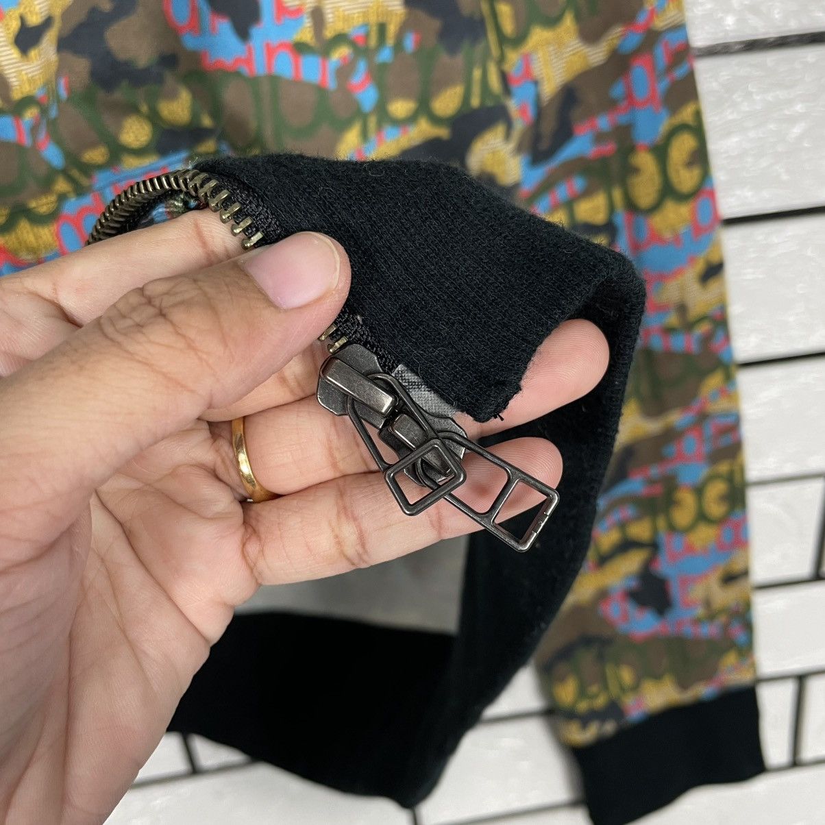 かねは商店 WESSEX WSE-C/5 Paranoia Japanese Brand Paranoia Full Print Zipper Hoodie