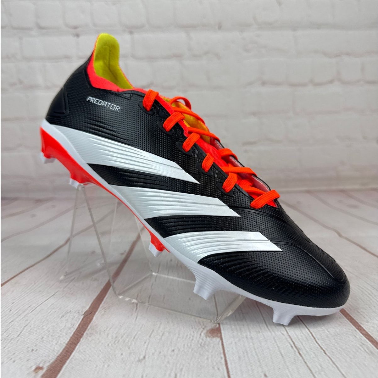 Adidas Predator League FG Black Soccer Cleats M Sz 7/W Sz 8