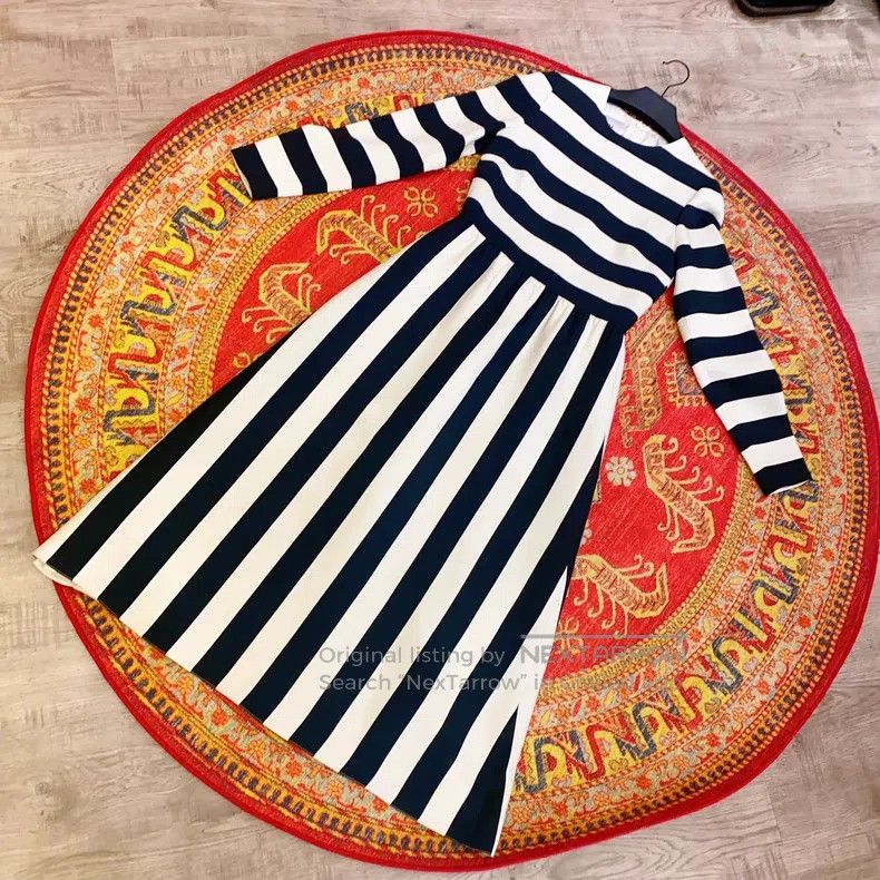 Valentino Valentino Black and white striped dress Size S / US 4 / IT 40 - 2 Thumbnail