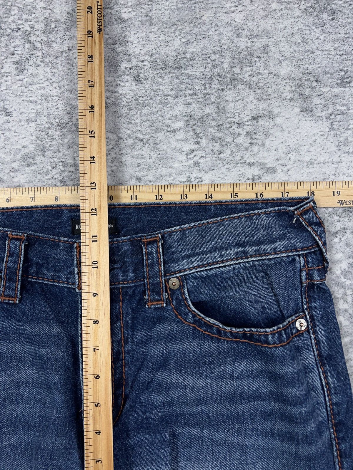 True Religion × Vintage True Religion Relaxed Straight Ricky Jeans 36x33 Size US 36 / EU 52 - 6 Thumbnail
