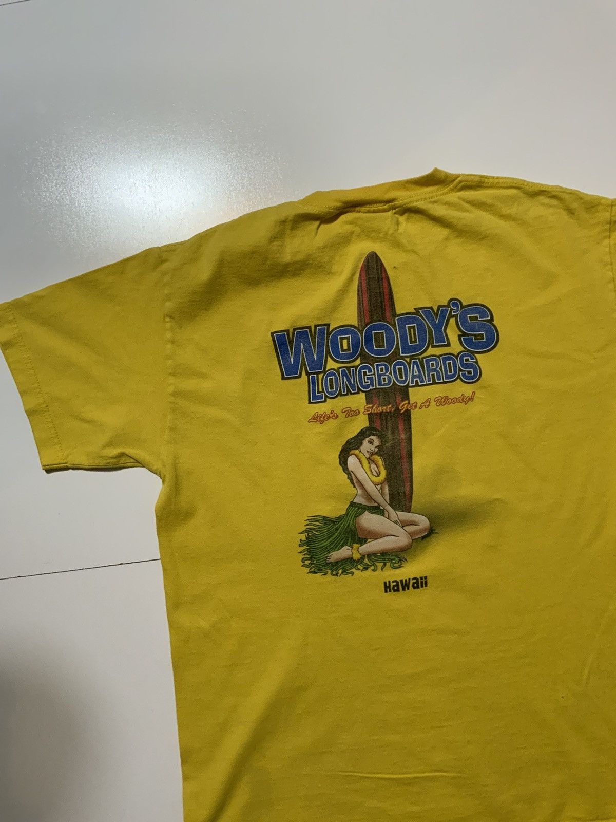 Other Woody’s Longboards Aloha Pin Up Girl Surfboard Surf T-Shirt Size US M / EU 48-50 / 2 - 5 Thumbnail