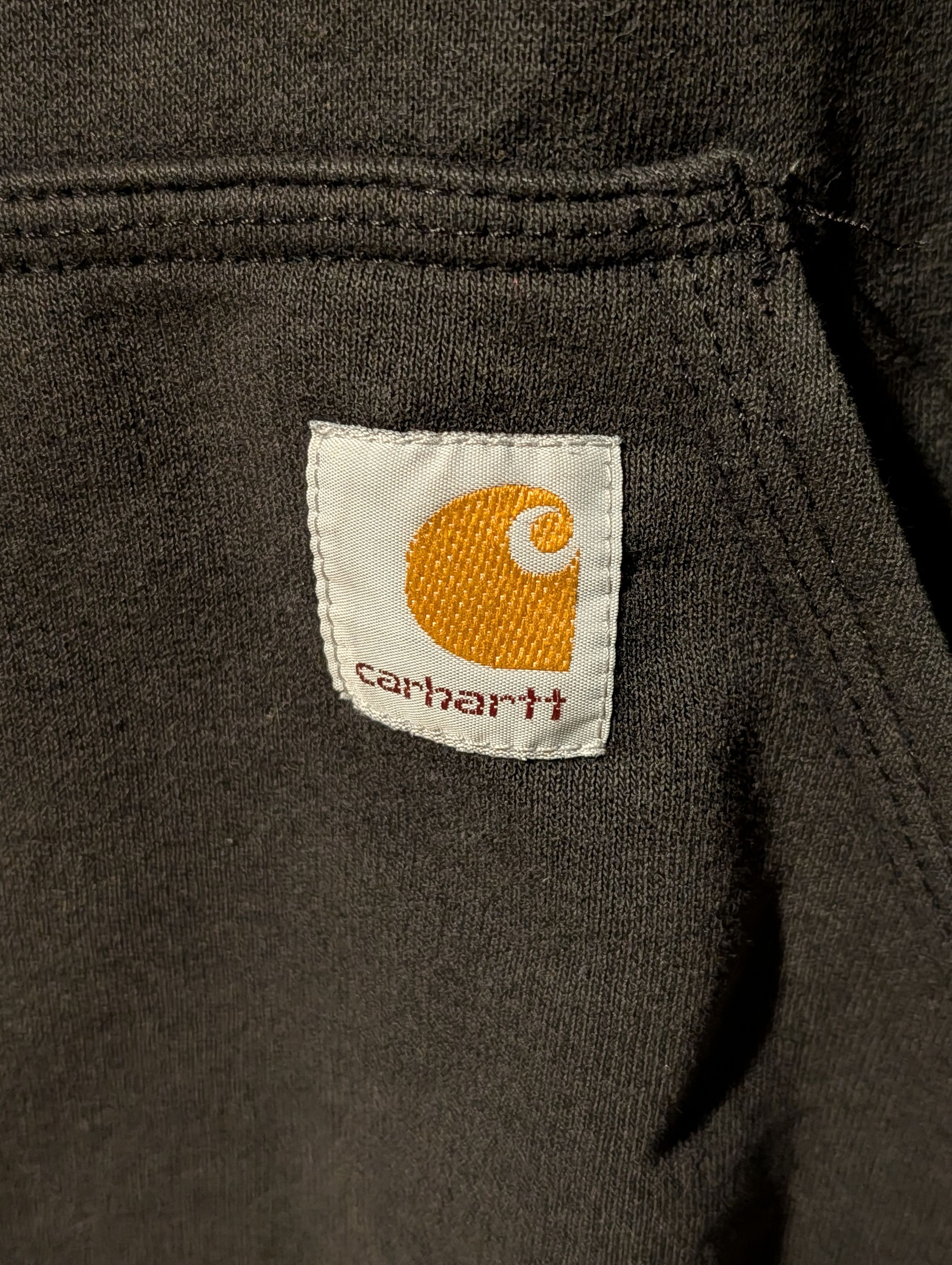 Carhartt Carhartt K121 Loose Fit Hoodie Graphic Logo Workwear Size US L / EU 52-54 / 3 - 3 Thumbnail