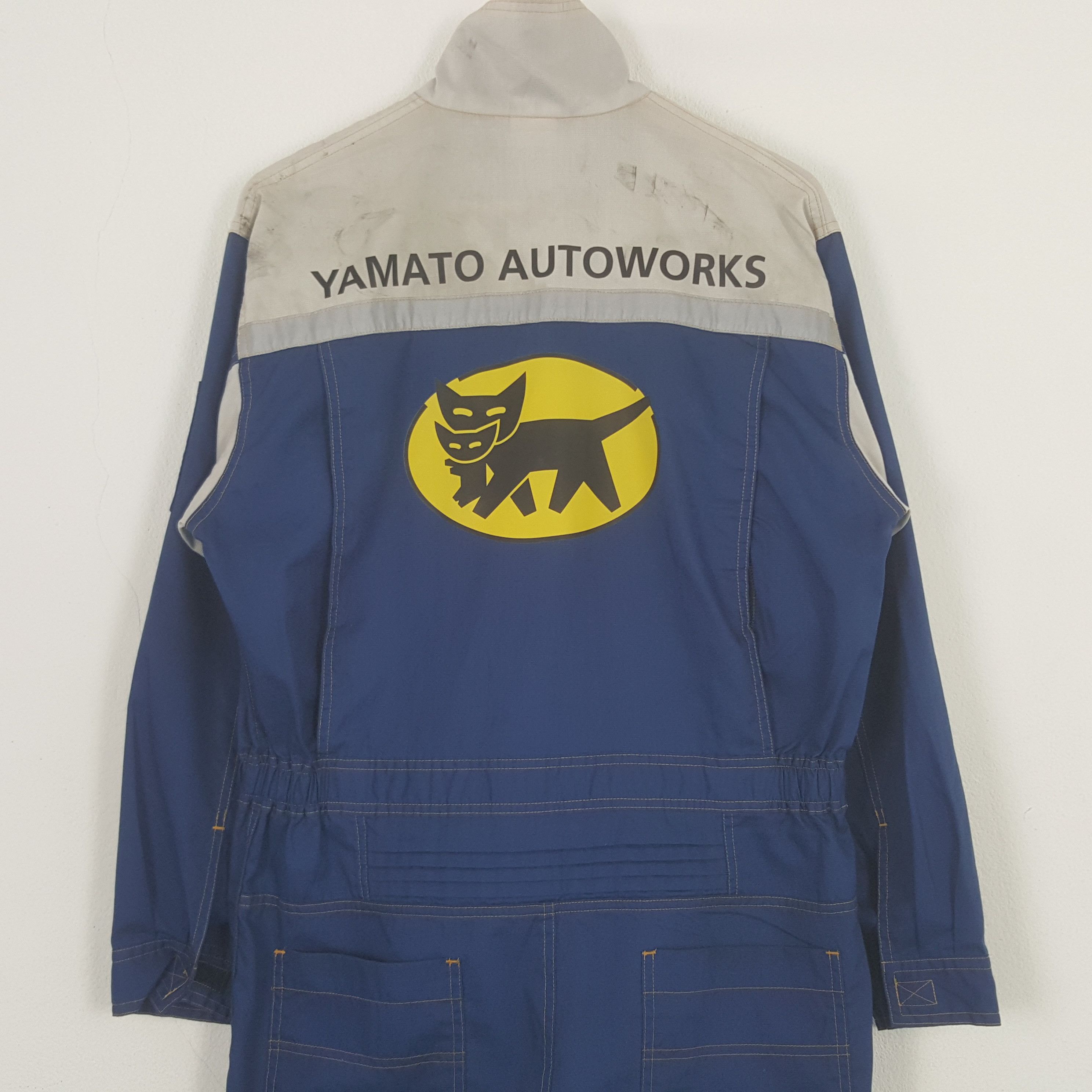 Japanese Brand Vintage Yamato Autoworks Japanese Coverall Jacket C300N3 Size US M / EU 48-50 / 2 - 2 Thumbnail