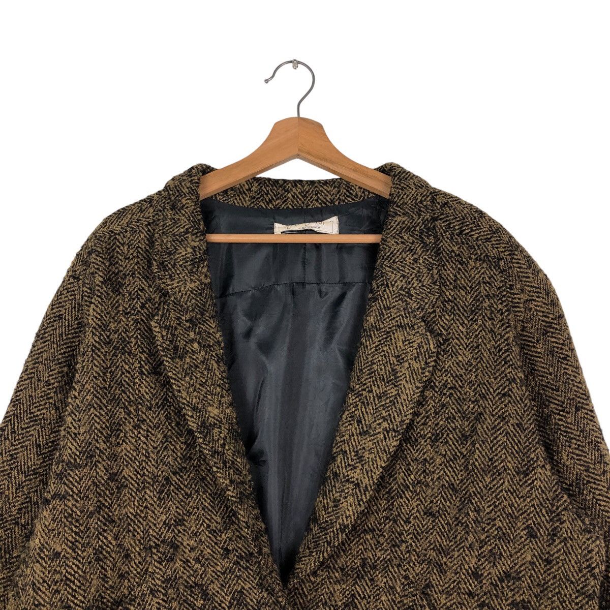 Japanese Brand 📌Vintage Wool Herringbone Bomber Jacket Murayama Kapital Size US M / EU 48-50 / 2 - 4 Thumbnail