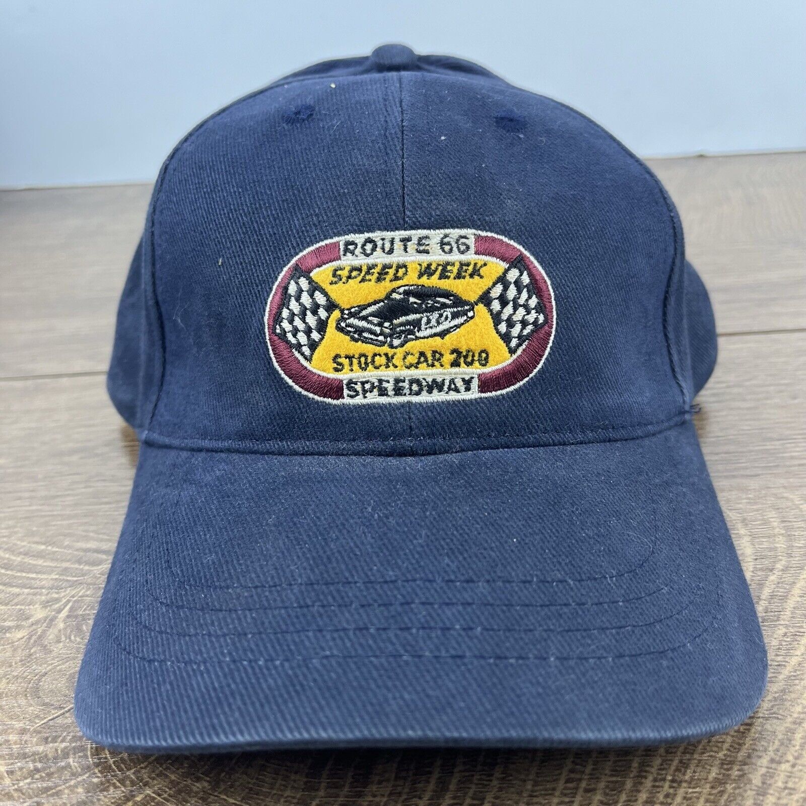 Other Route 66 Speedway Hat Speed Week Hat Blue Cap Adjustable Blu Size ONE SIZE - 2 Thumbnail