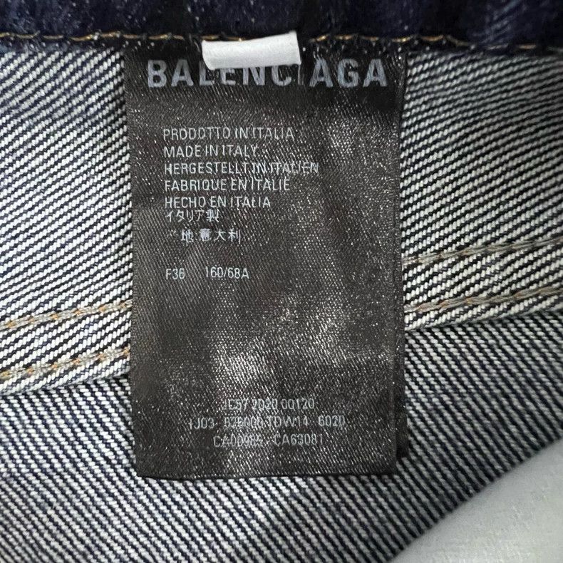 Balenciaga Balenciaga Blue denim skirt Size 24" / US 00 / IT 34 - 4 Thumbnail