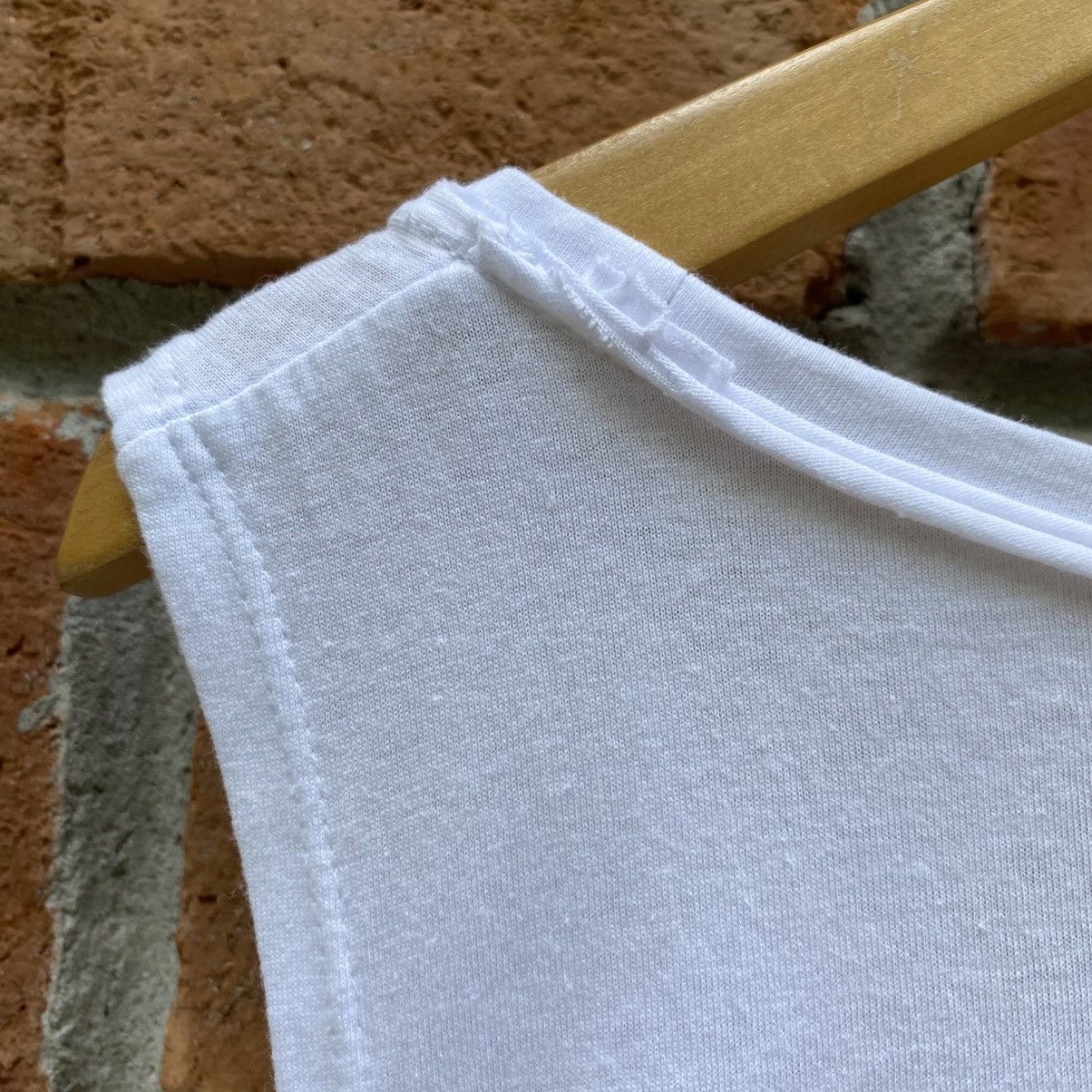 Sunao Kuwahara Sunao Kuwahara White Sleeveless Graphic Asymmetrical Hem Top Size M / US 6-8 / IT 42-44 - 11 Thumbnail