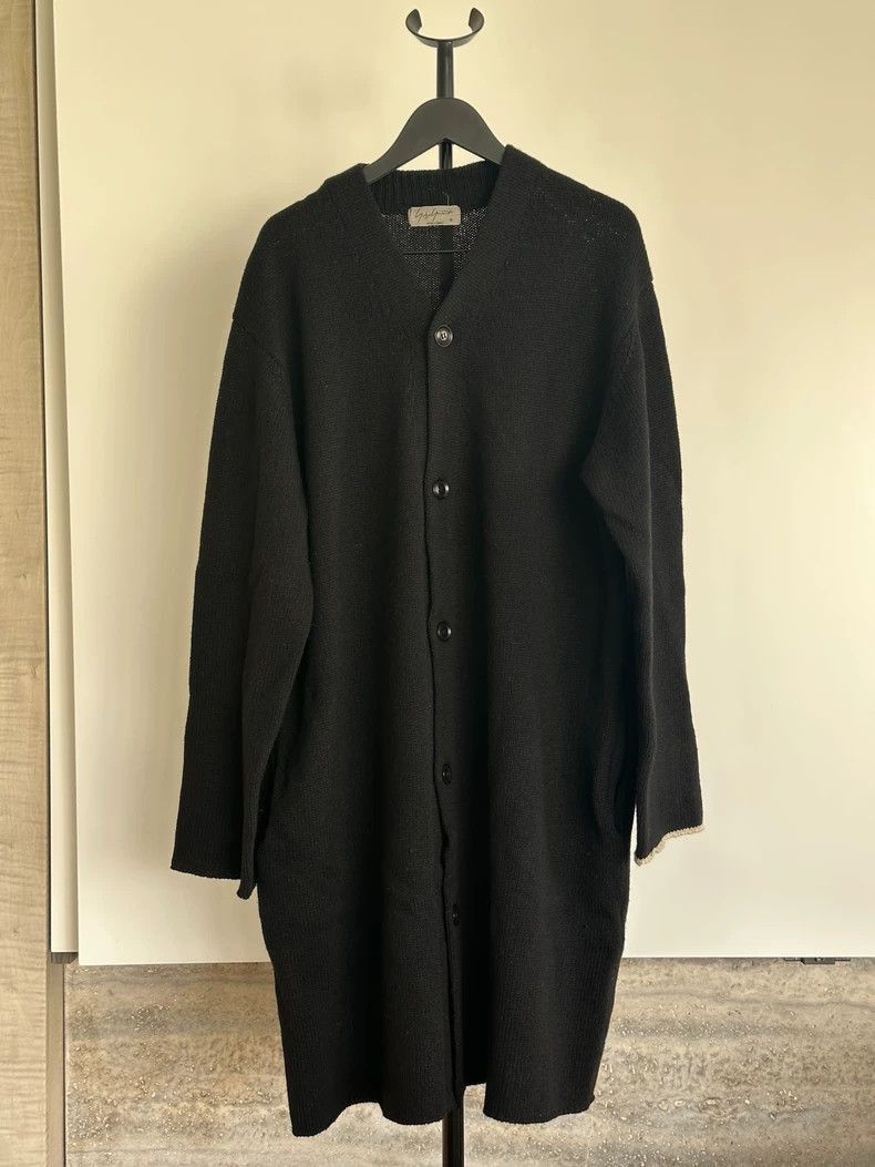 Yohji Yamamoto Yohji Yamamoto Yohji Yamamoto Long Wool Cardigan Size US M / EU 48-50 / 2 - 1 Thumbnail