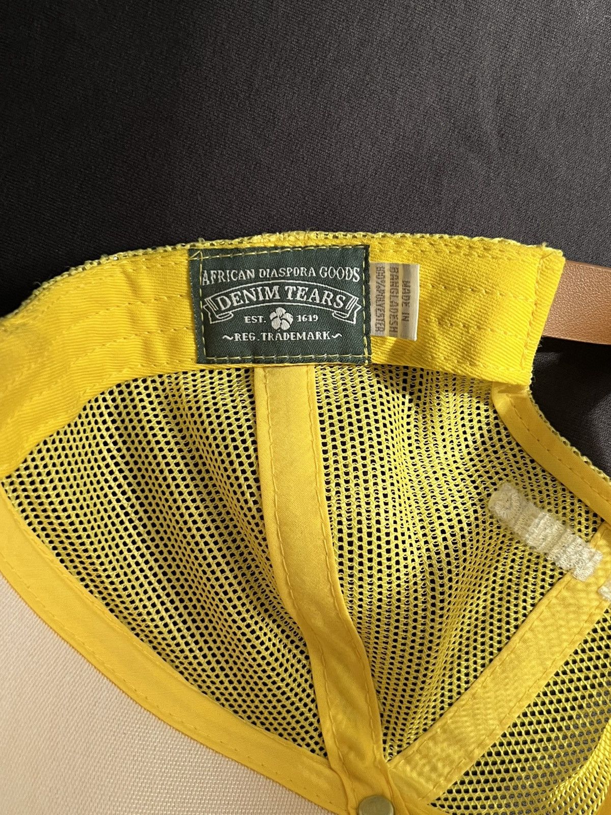 DENIM TEARS DENIM TEARS Trucker Hat Size ONE SIZE - 5 Thumbnail