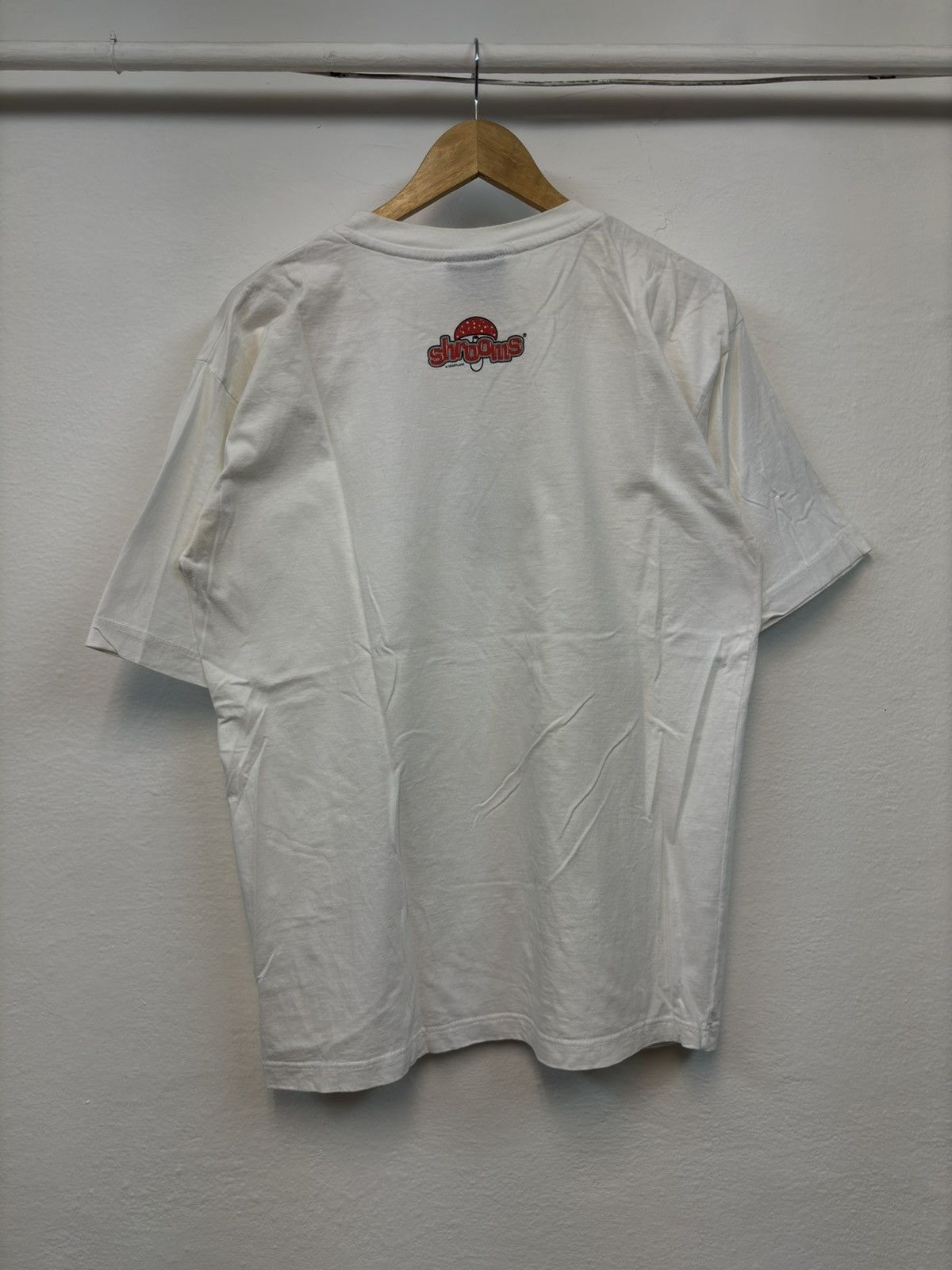 Hook-Ups × Vintage RARE VINTAGE SKATEBOARD BRAND SHROOMS 90S BOXY WHITE SKATE Size US L / EU 52-54 / 3 - 3 Thumbnail