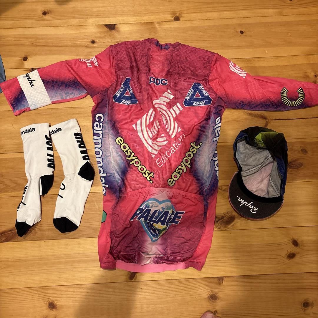 Palace × Rapha 2022 EF Education Pro Team Aero Jersey Size US XS / EU 42 / 0 - 2 Thumbnail